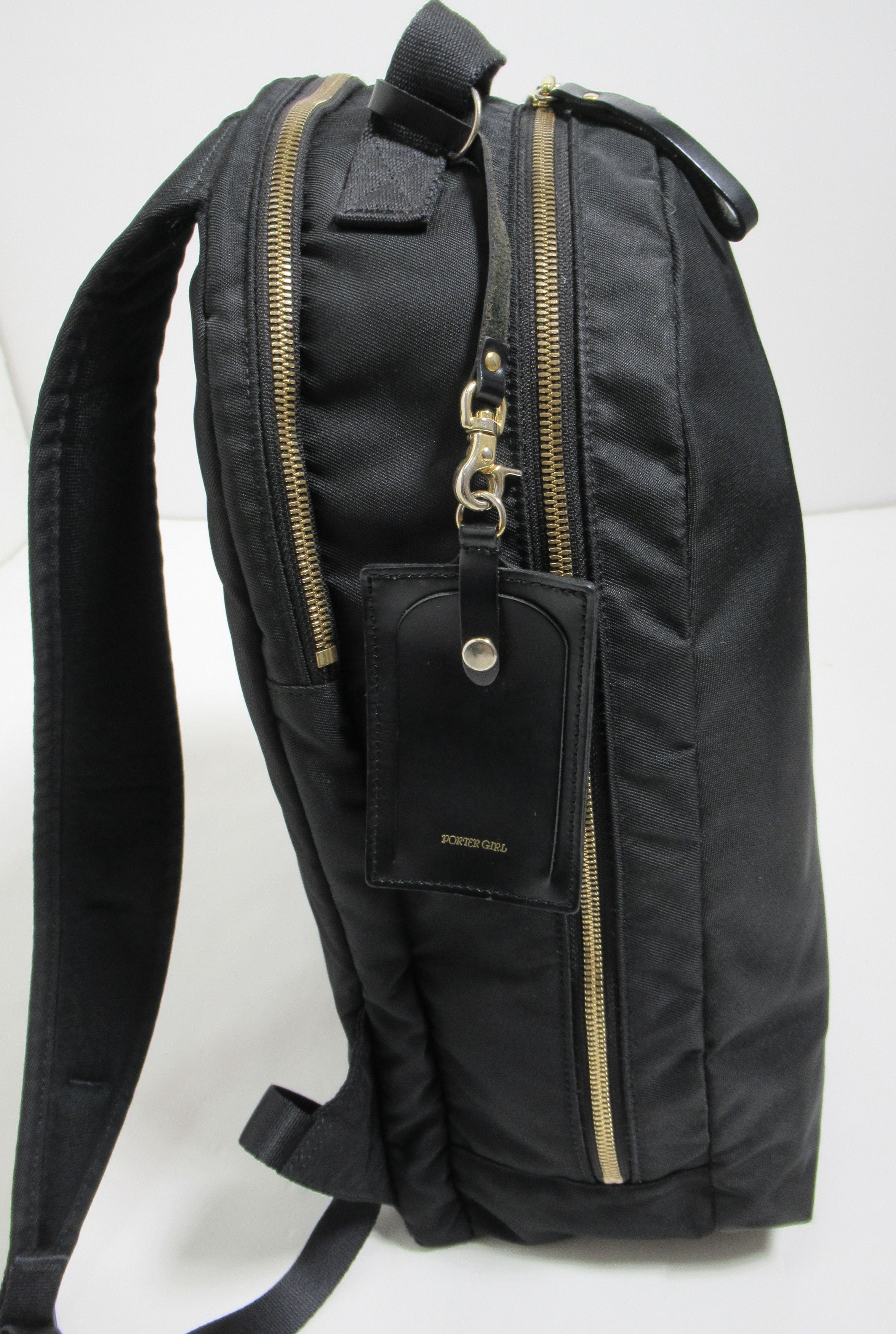 Porter Porter Yoshida & Co. Girl Shea Day Backpack Black Gold Size ONE SIZE - 5 Thumbnail