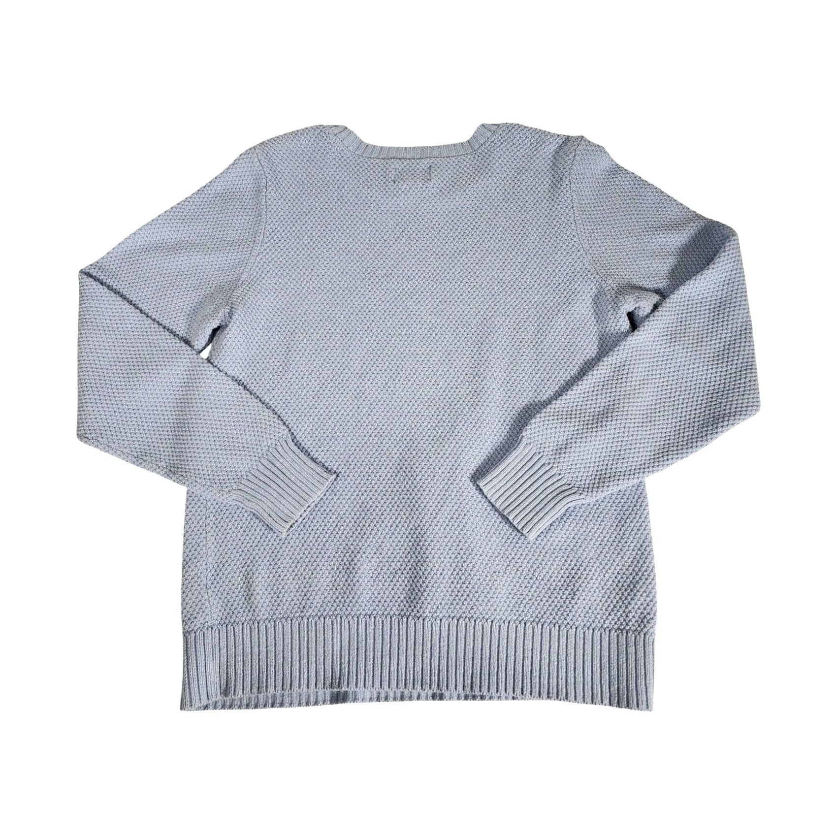 Croft & Barrow Croft & Barrow Mens Light Blue Textured Popcorn Knit Crewneck Sweater Medium Size US M / EU 48-50 / 2 - 7 Thumbnail