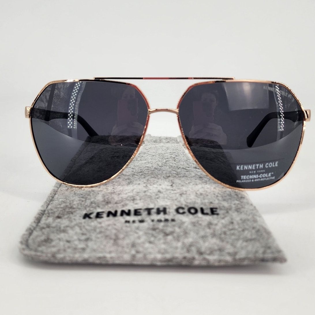 Kenneth Cole Kenneth Cole New York Gold Polarized Aviator Sunglasses Size ONE SIZE - 2 Thumbnail