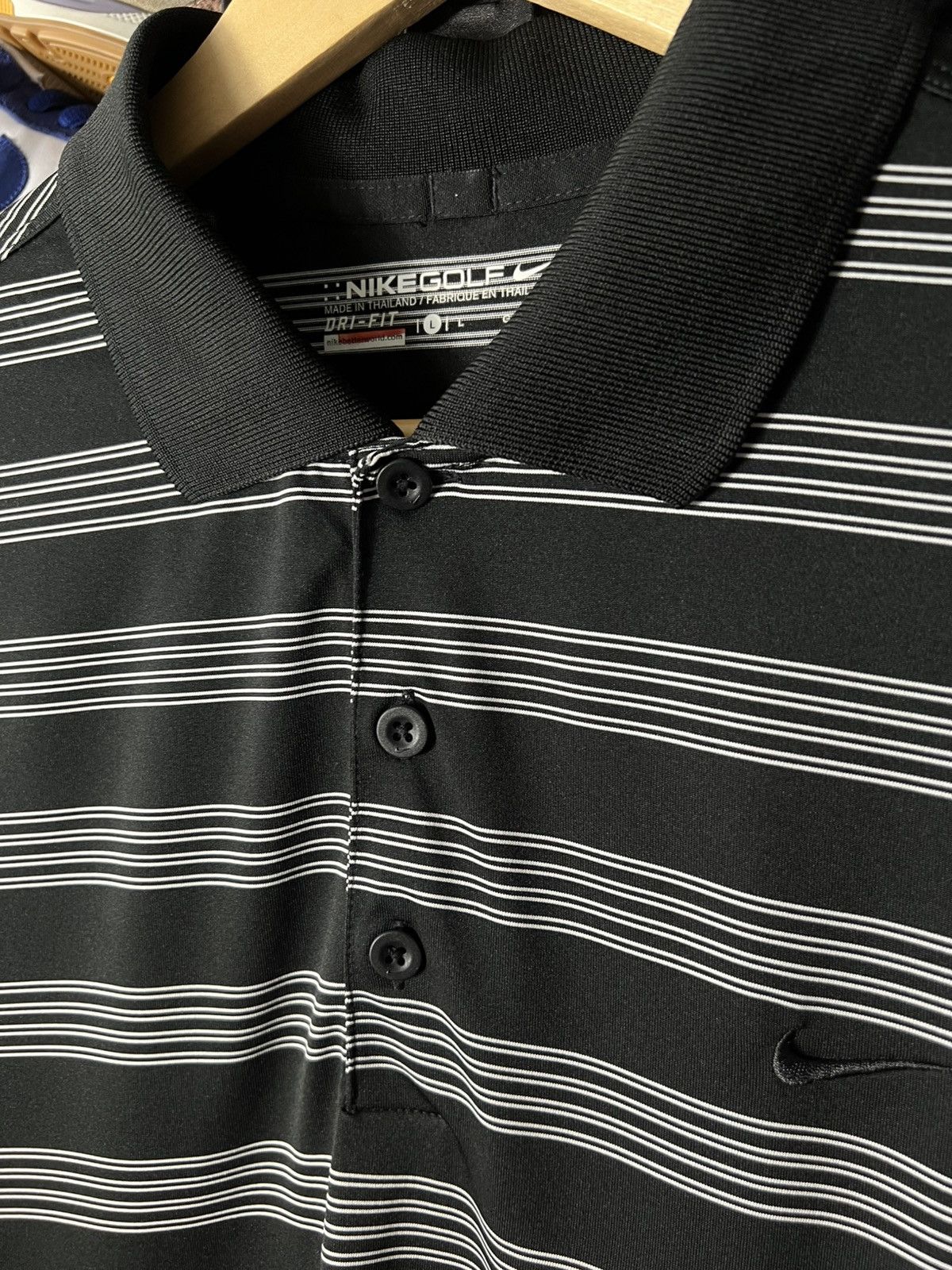 Nike 🏌️‍♂️ Nike Golf Striped Dri-FIT Polo Shirt – Size L – Classic Size US L / EU 52-54 / 3 - 4 Thumbnail