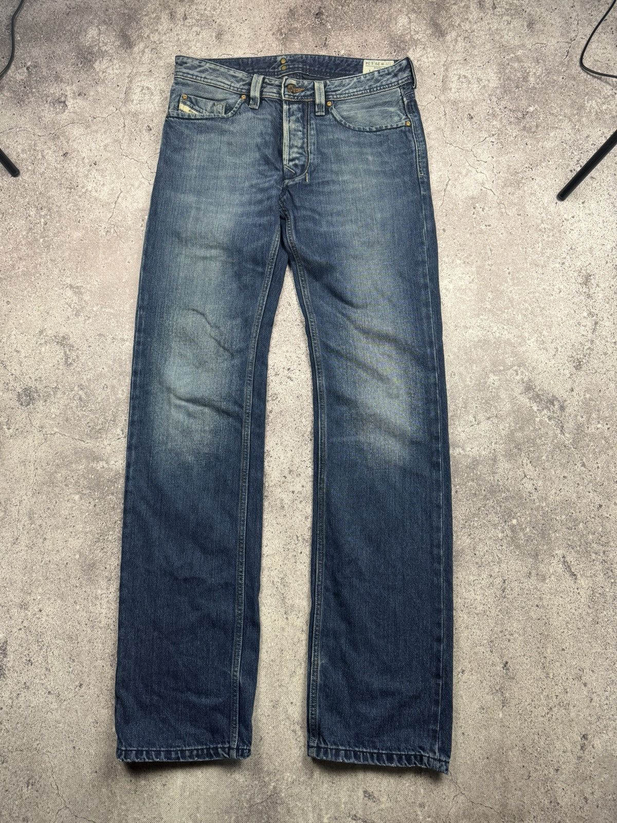 Diesel Vintage Diesel Jeans Baggy Distressed Flared Wide Japanese Size US 29 - 1 Thumbnail