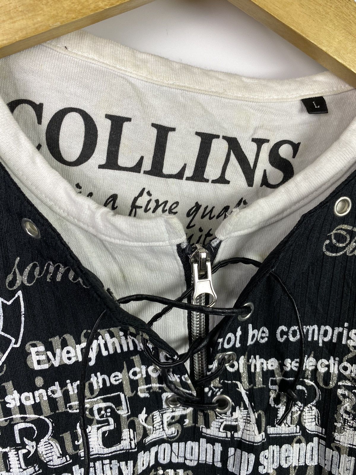 Hysteric Glamour vkei poem lace up longsleeve collins Size US M / EU 48-50 / 2 - 4 Thumbnail