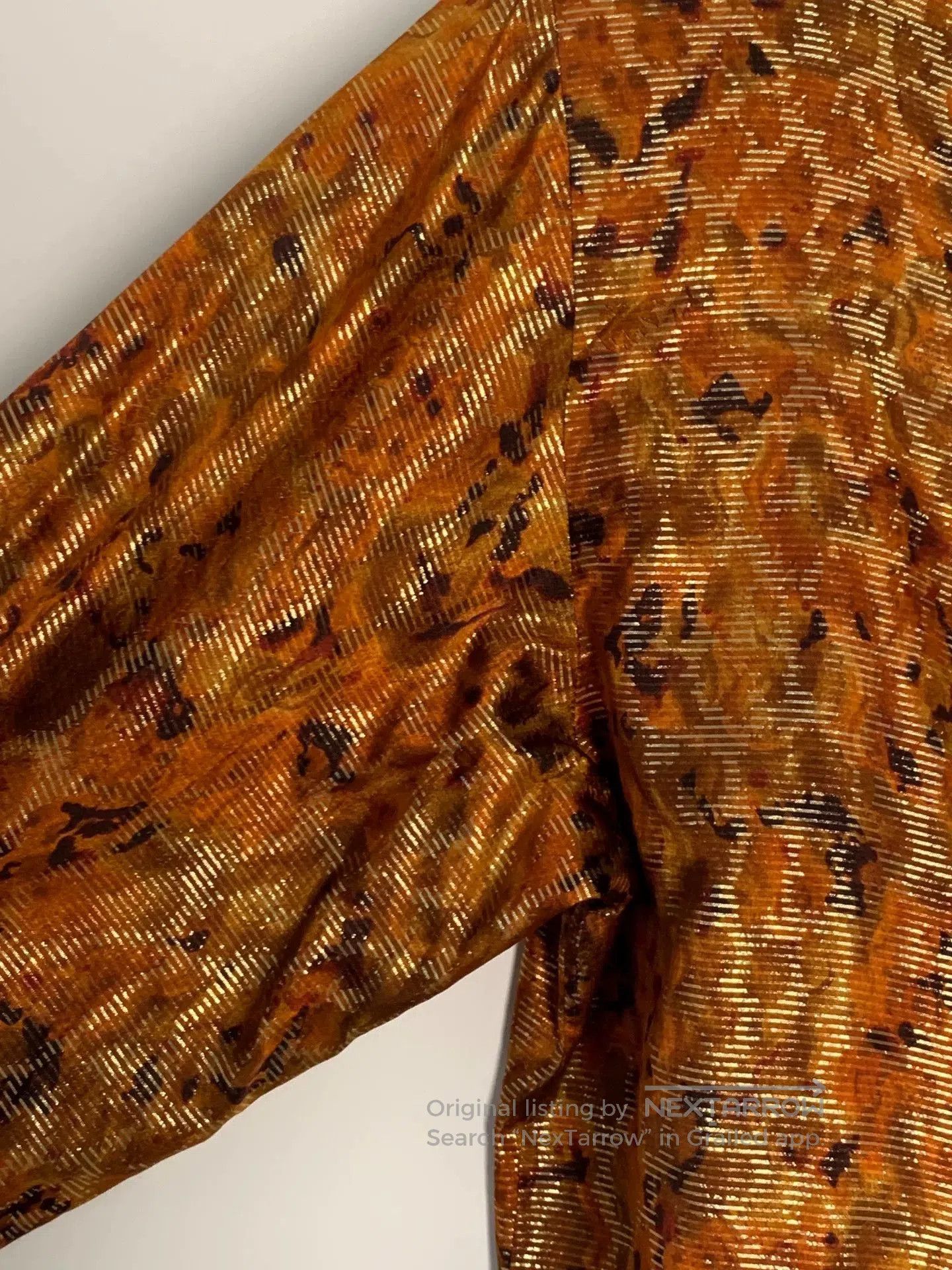 Yves Saint Laurent YSL Silk Shirt with Shoulder Pads. Size S / US 4 / IT 40 - 3 Thumbnail