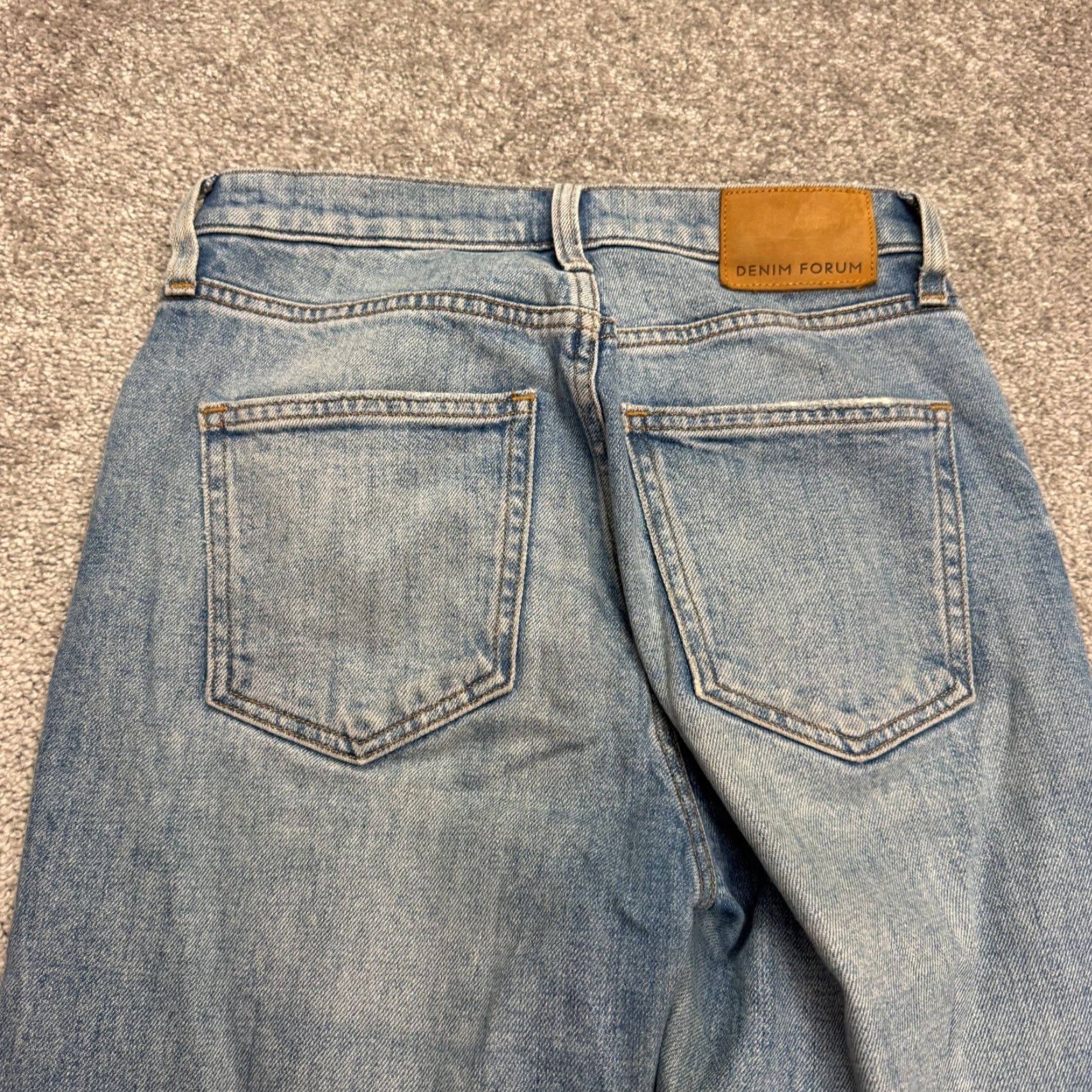 Vintage Denim Forum The Yoko High Rise slim fit Button Fly Jeans Womens 25 Blue Size 42" / US 20 - 4 Thumbnail