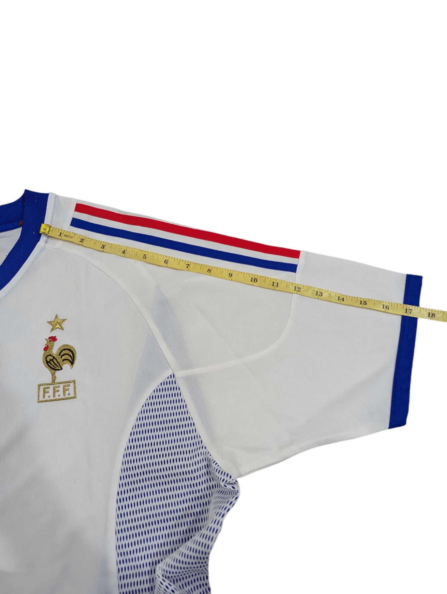 Adidas ADIDAS FRANCE 2002/2004 FOOTBALL JERSEY SIZE L Size US L / EU 52-54 / 3 - 7 Thumbnail