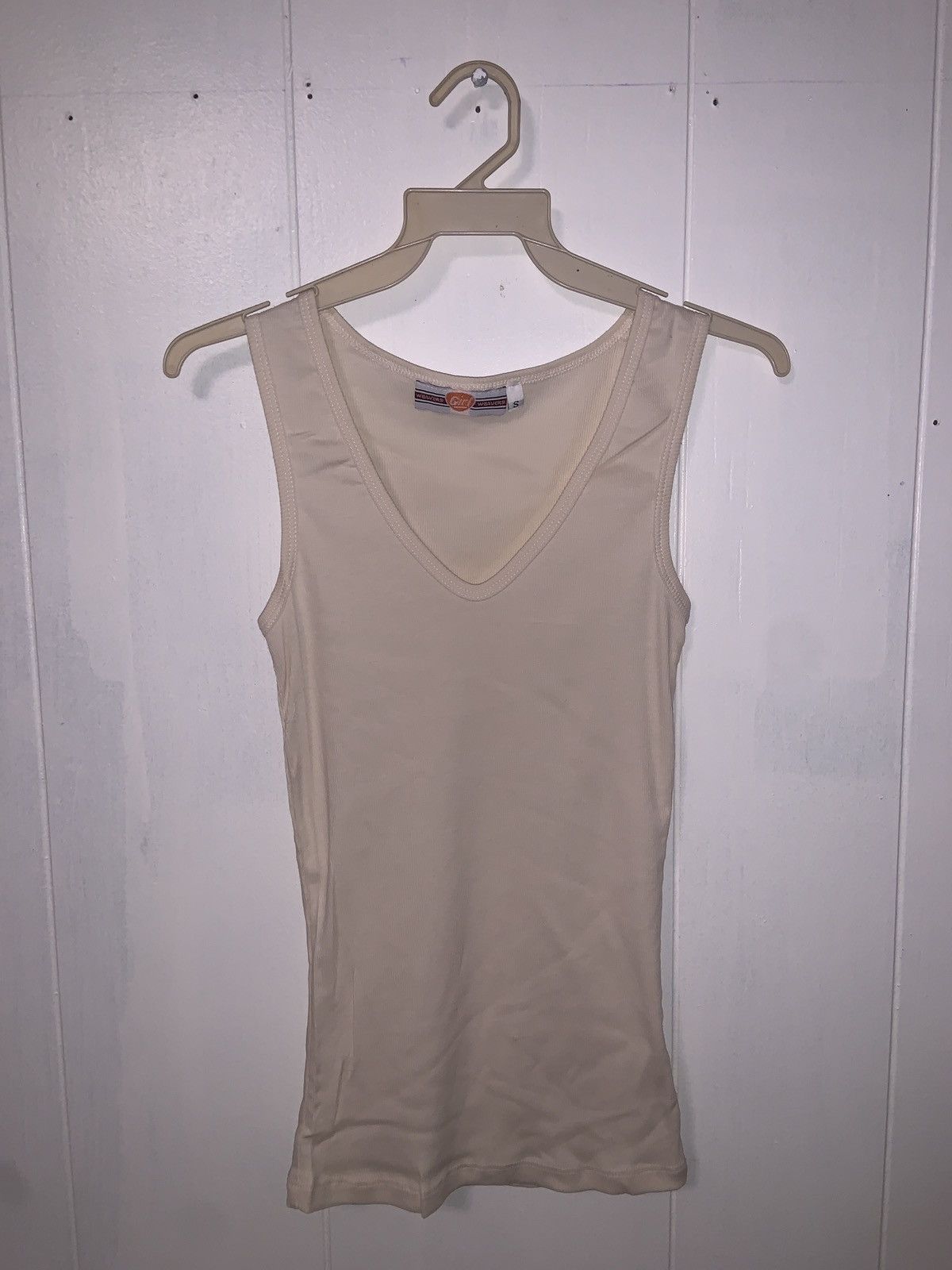 Other Woman’s Cream Color Tank Top - Size Small - 4 In Stock Size S / US 4 / IT 40 - 4 Thumbnail
