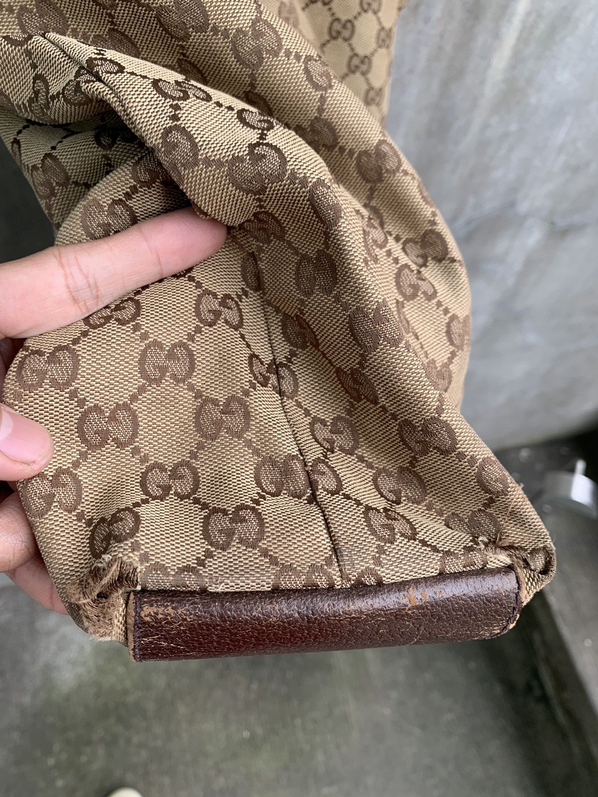 Gucci GG Canvass Web Handle Tote Bag Size ONE SIZE - 10 Thumbnail