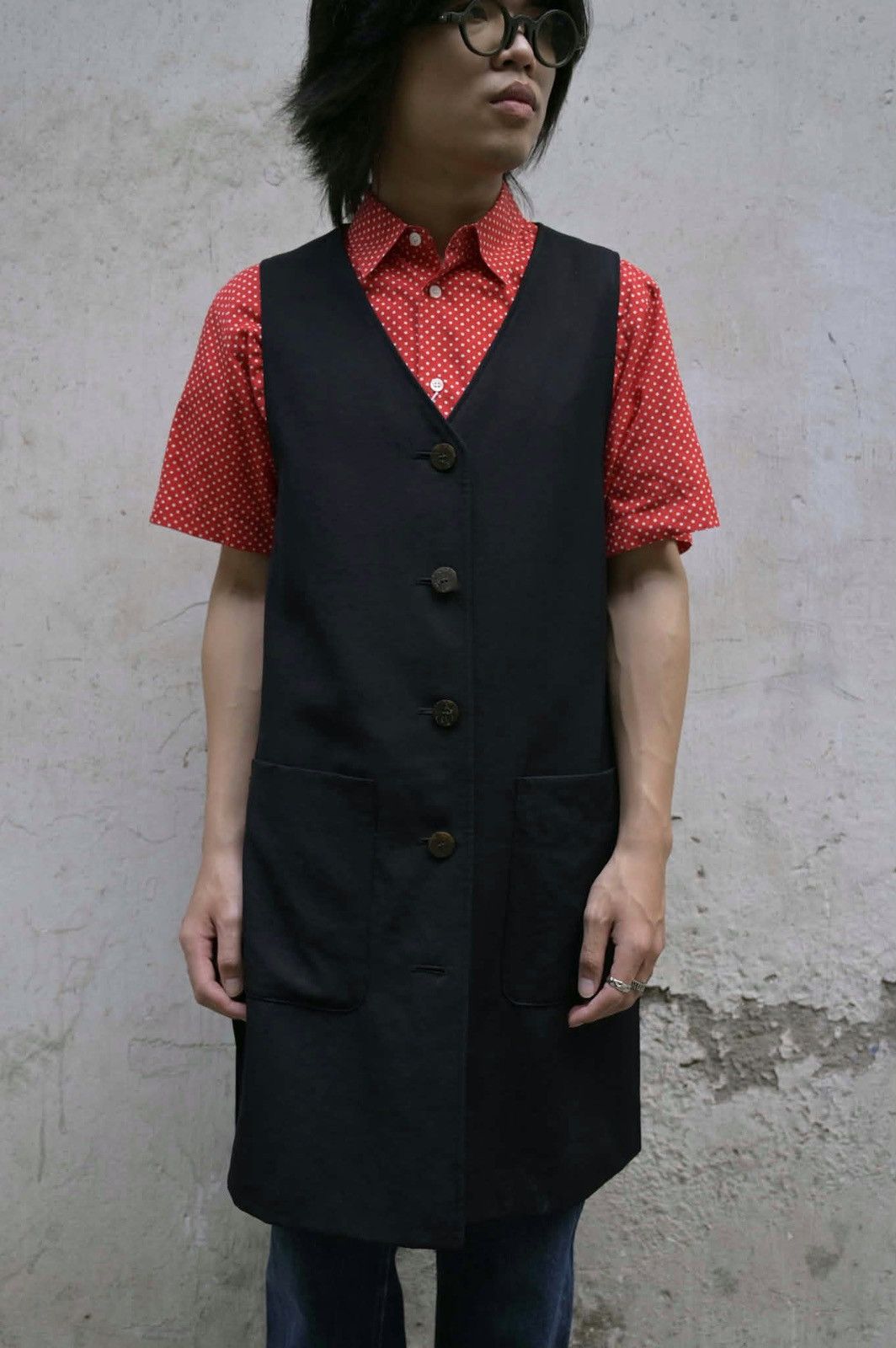 Jean Paul Gaultier JUNIOR GAULTIER Long Sleeveless Vest Size US XXS / EU 40 - 2 Thumbnail