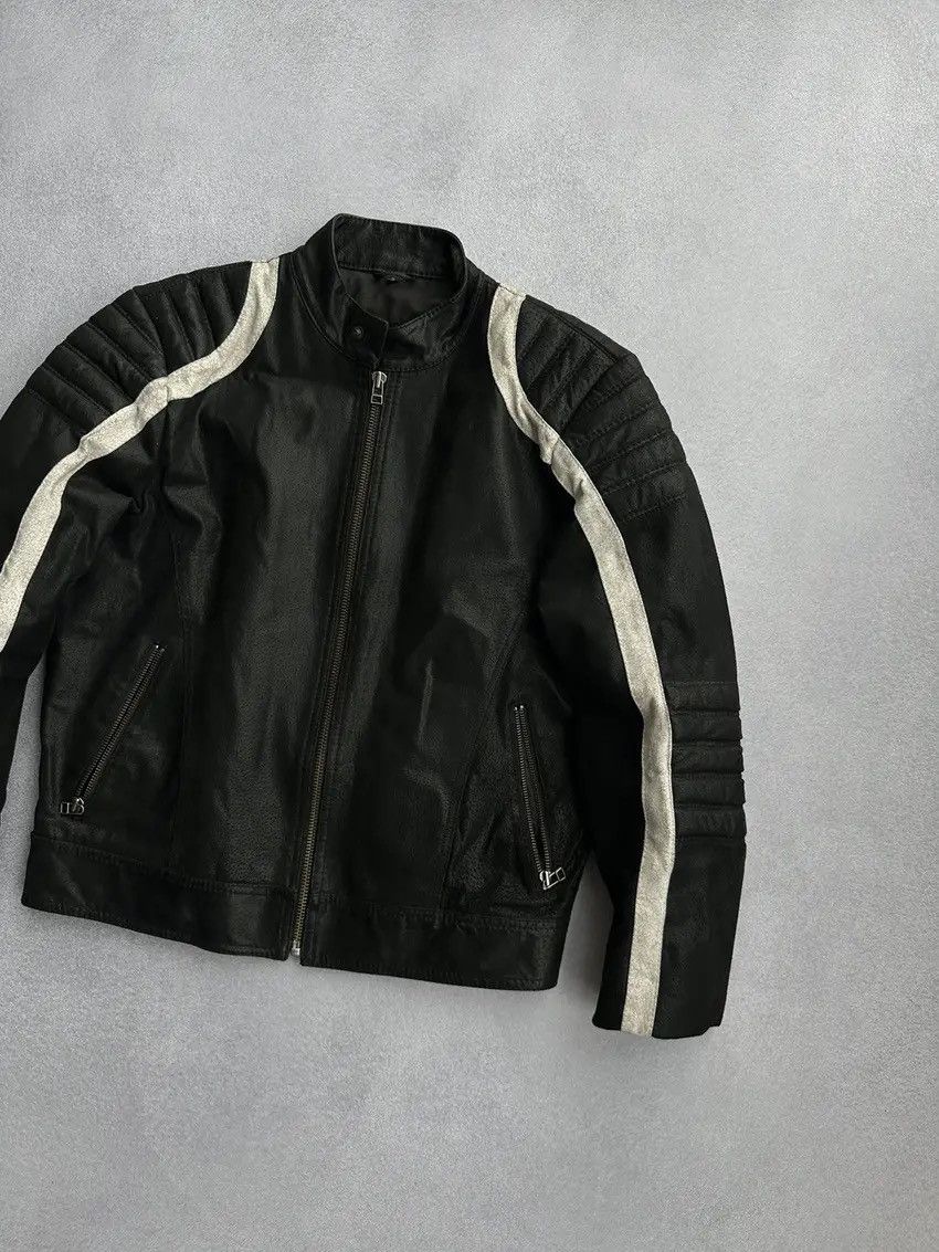 Vintage Vintage Snap Shot Moto Leather Jacket Size US S / EU 44-46 / 1 - 3 Thumbnail
