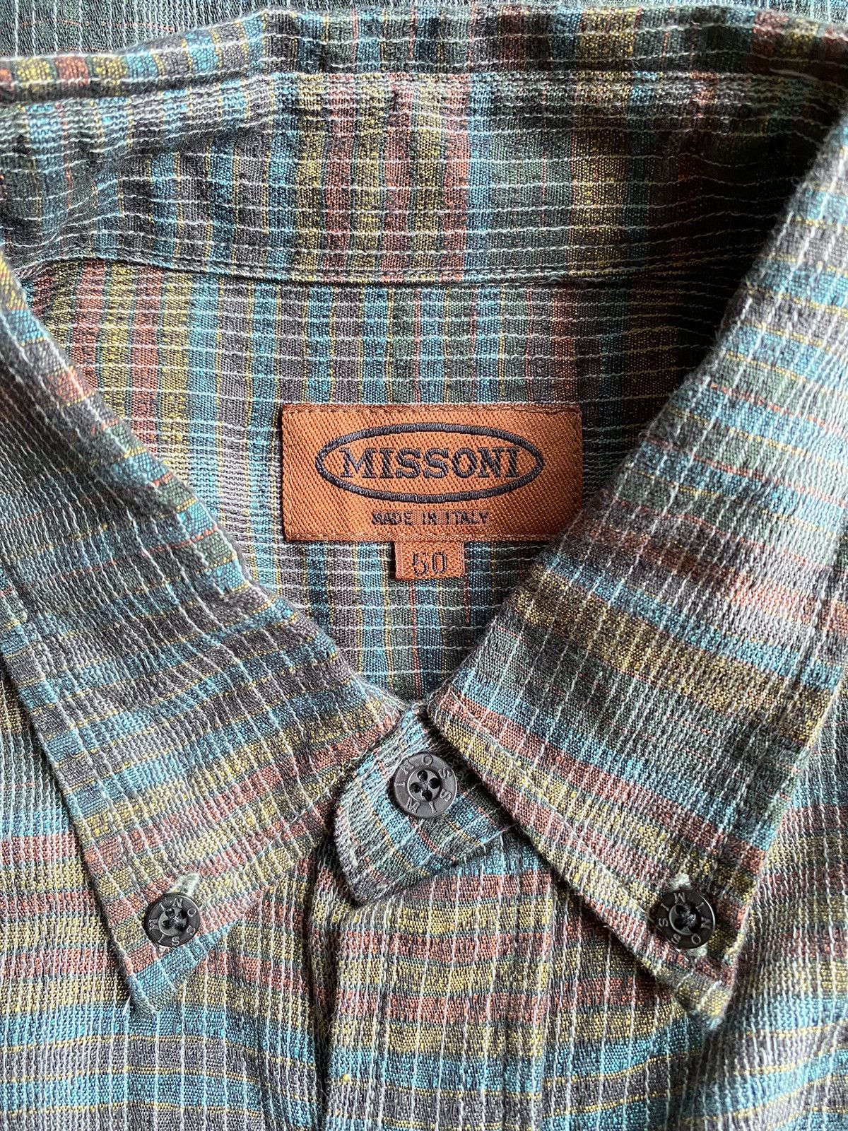 Missoni Missoni multicolor plaid shirt Size US M / EU 48-50 / 2 - 14 Thumbnail