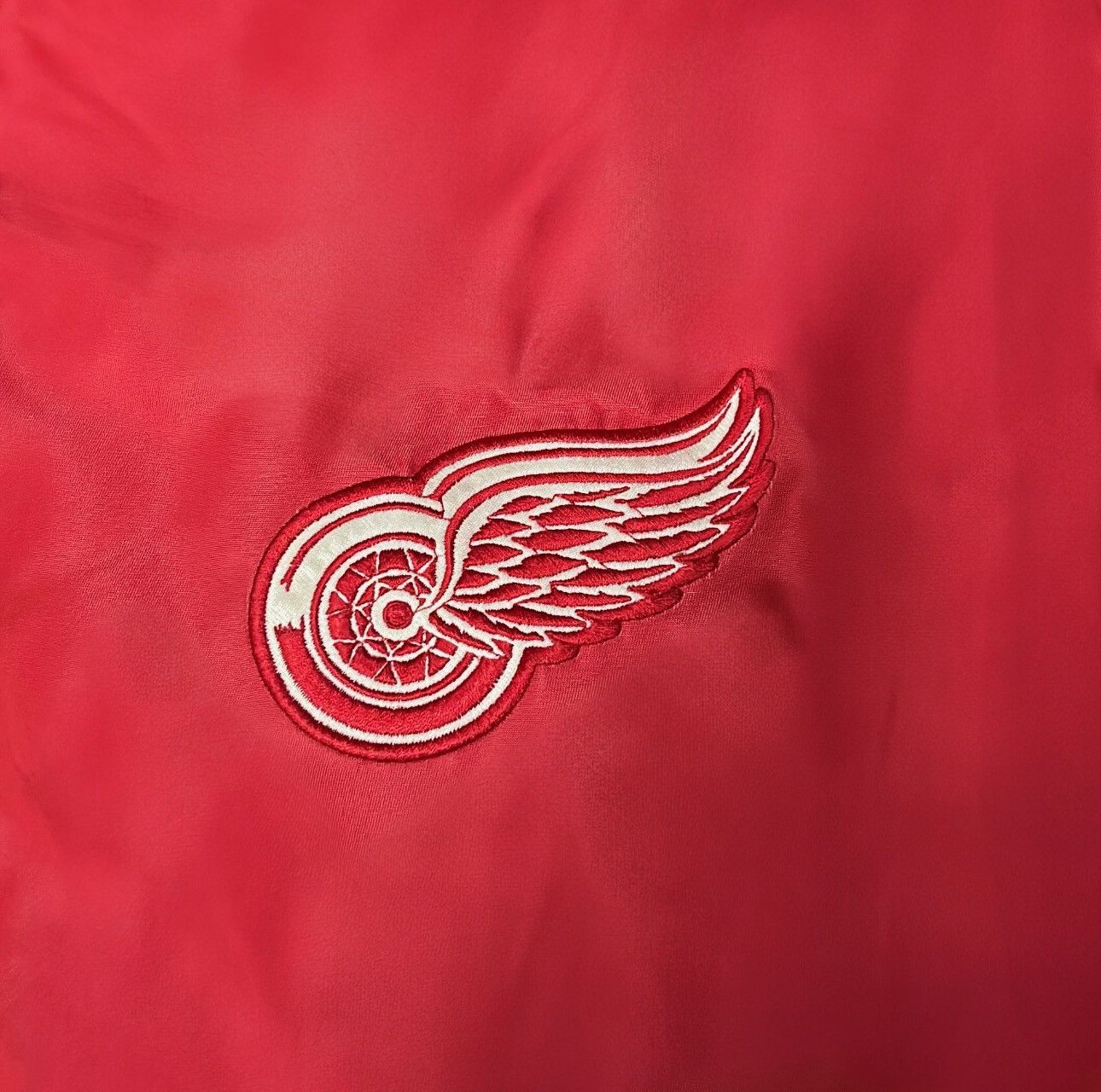 NHL Vintage 90s Detroit Red Wings NHL Embroidered Bomber Jacket Size US XL / EU 56 / 4 - 2 Thumbnail