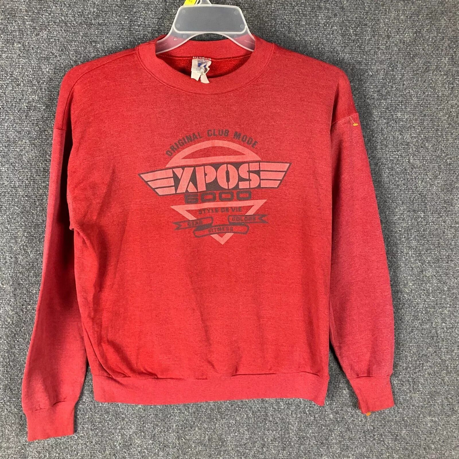 Logo 7 × Vintage Vintage Sweatshirt Women's Large Pullover Original Club Mode Size L / US 10 / IT 46 - 1 Thumbnail