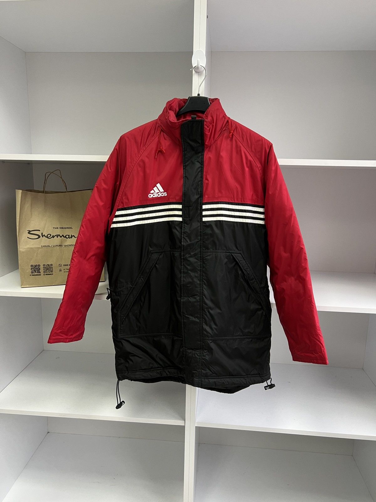Adidas × Vintage Vintage Adidas Suisse Puffer down coat jacket Size US M / EU 48-50 / 2 - 3 Thumbnail