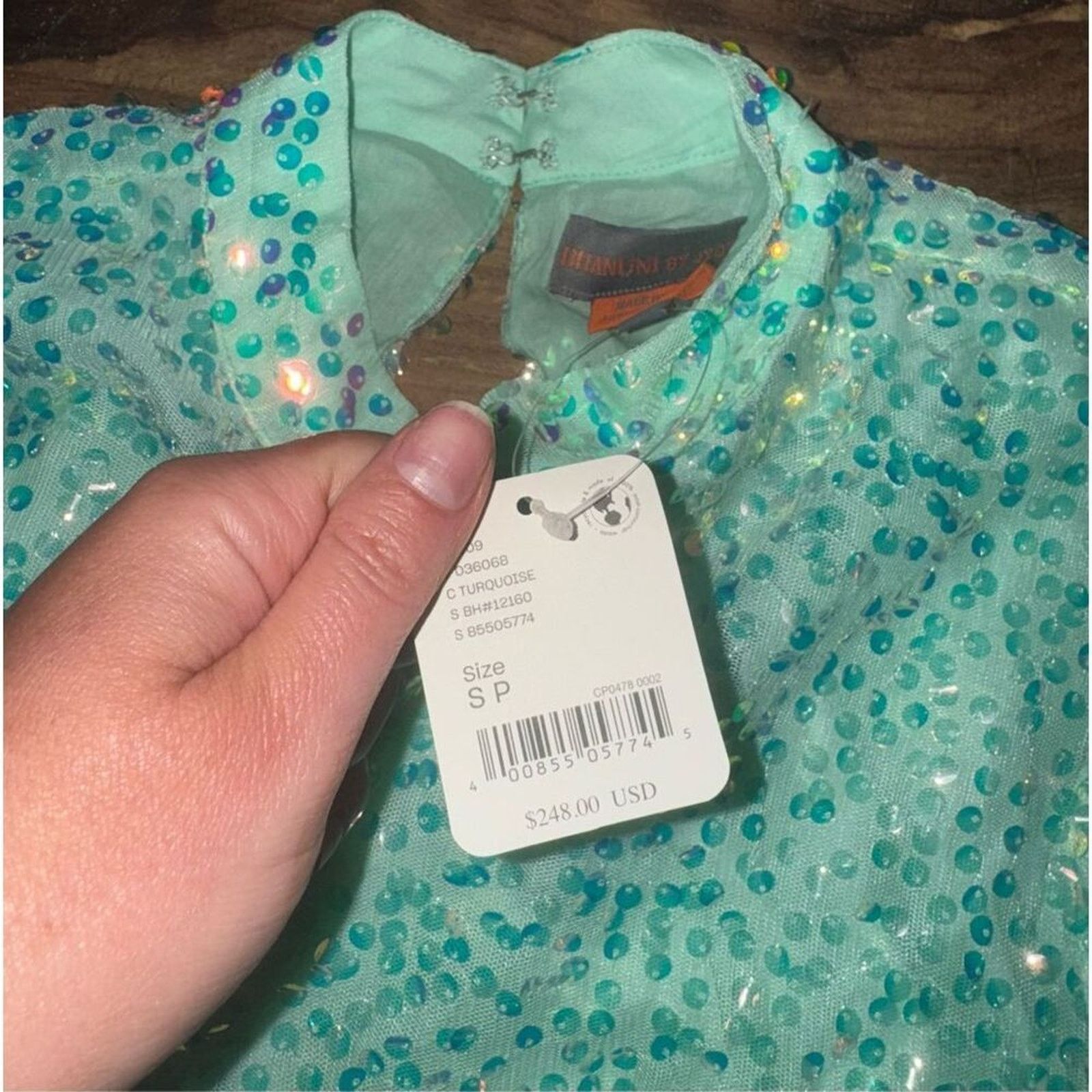 Anthropologie NWT Anthropologie Bhanuni Sequin Maxi Dress - Size Small Size S / US 4 / IT 40 - 5 Thumbnail