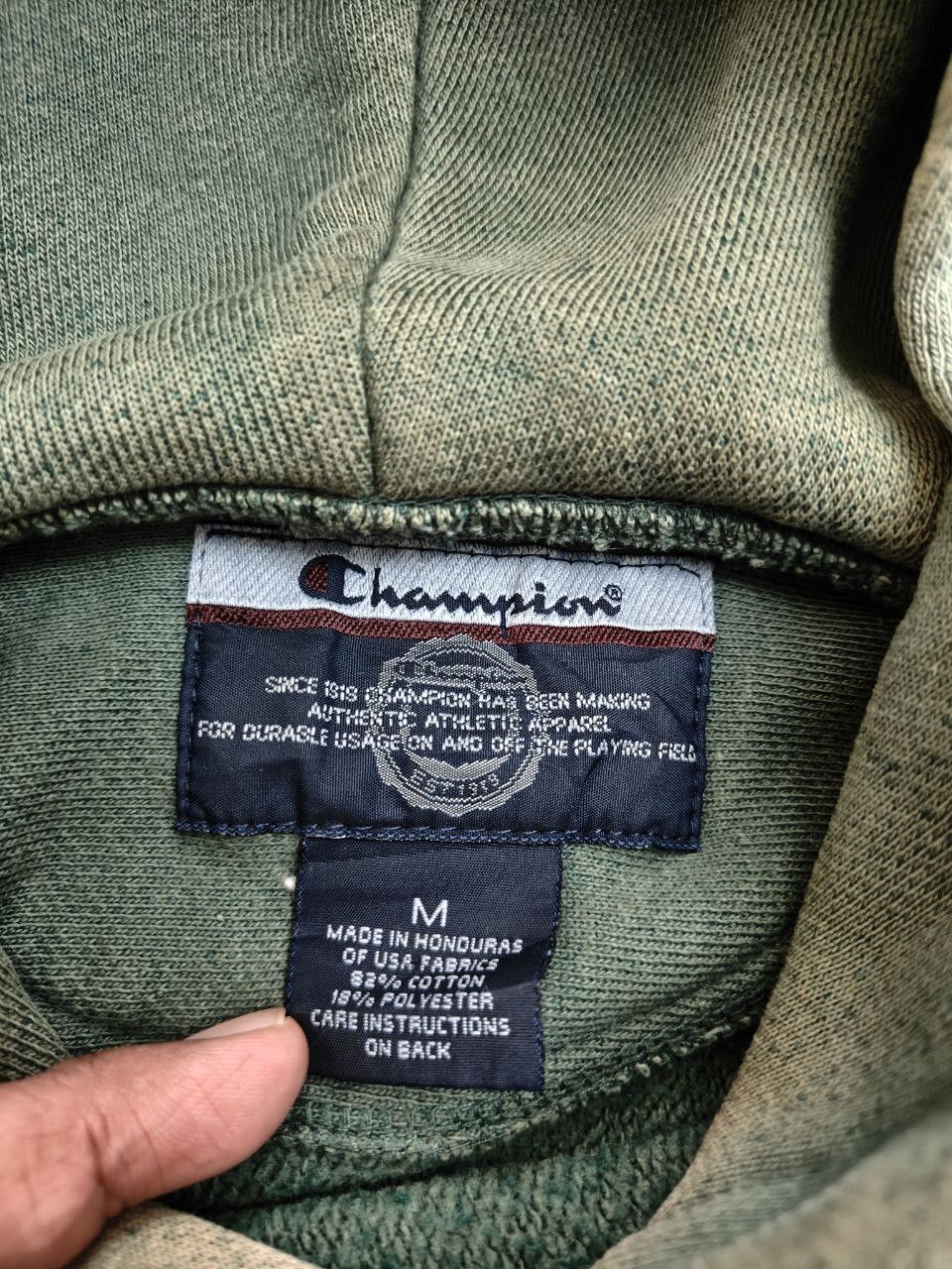 Champion 💥LAST CALL💥 Vintage Champion Faded Hoodie Size US M / EU 48-50 / 2 - 9 Thumbnail