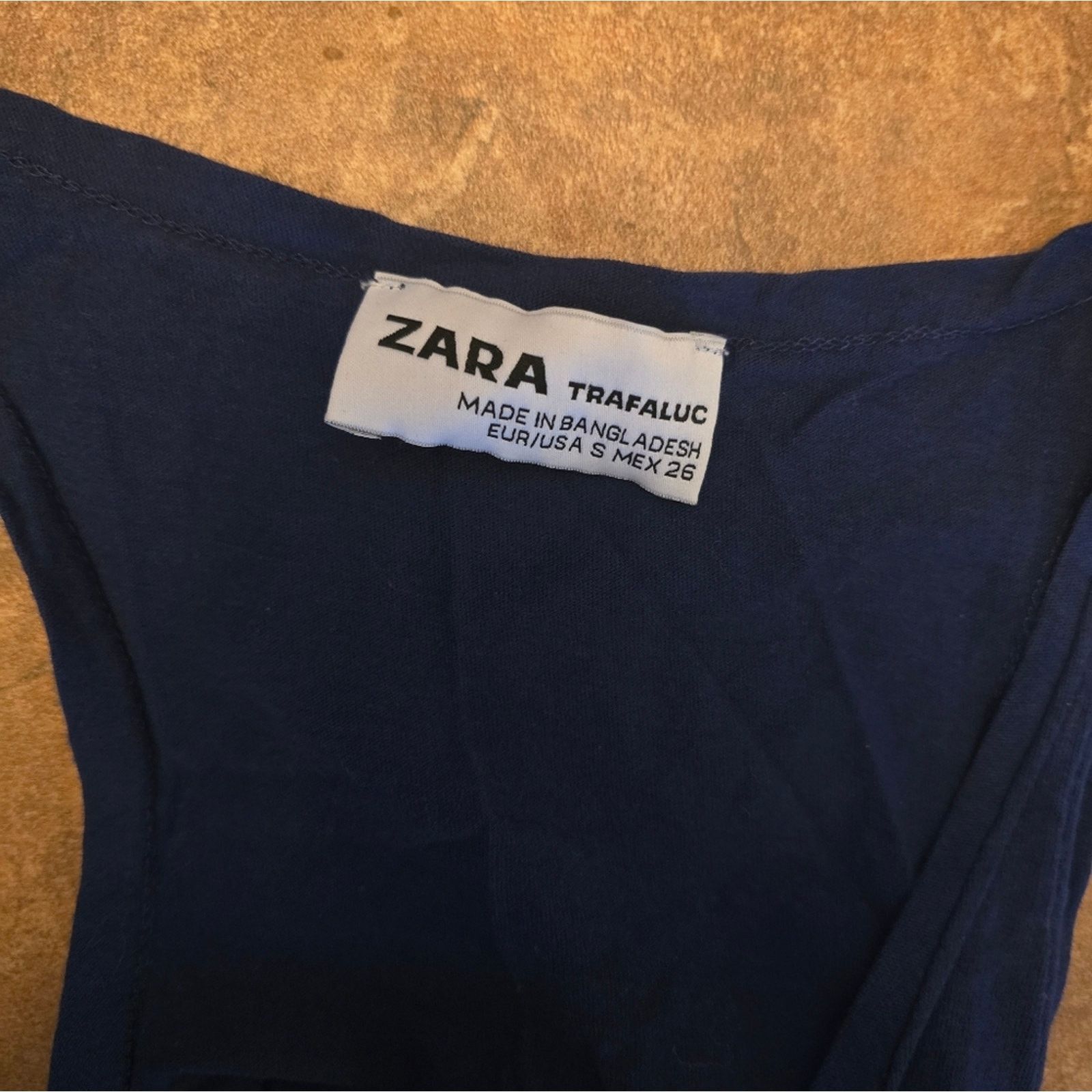 Zara Navy White Nautical ZARA Racerback Tank Size S / US 4 / IT 40 - 3 Thumbnail