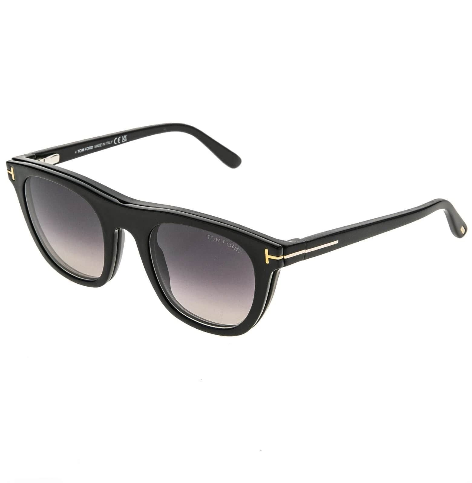 Tom Ford TOM FORD TF5895B 001 Black Magnetic Clip On Blue 5895 Size ONE SIZE - 2 Thumbnail