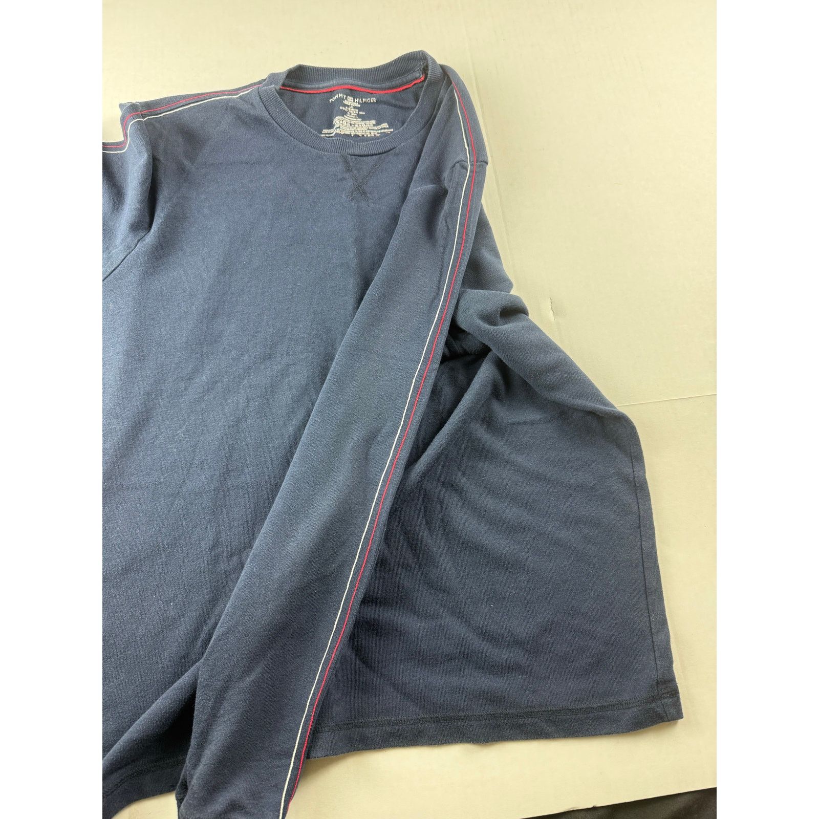 Tommy Hilfiger Tommy Hilfiger Men's Blue Long Sleeve Graphic Sleepwear Tee Size US L / EU 52-54 / 3 - 4 Thumbnail