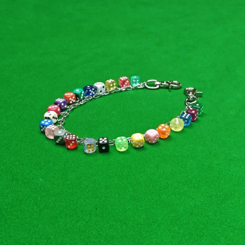 Japanese Brand Colourful Dice Pants Chain Size ONE SIZE - 7 Thumbnail