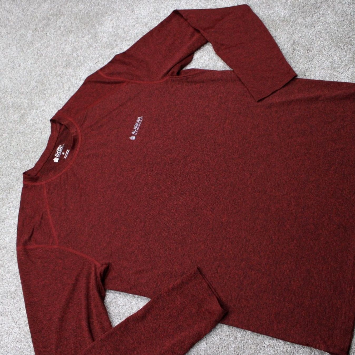 Vintage Duluth Alaskan Hardgear Shirt Mens Medium Red Long Sleeve Tee Pullover Crew Neck Polyester Breathable Lightweight Moisture Wicking Size US M / EU 48-50 / 2 - 7 Thumbnail