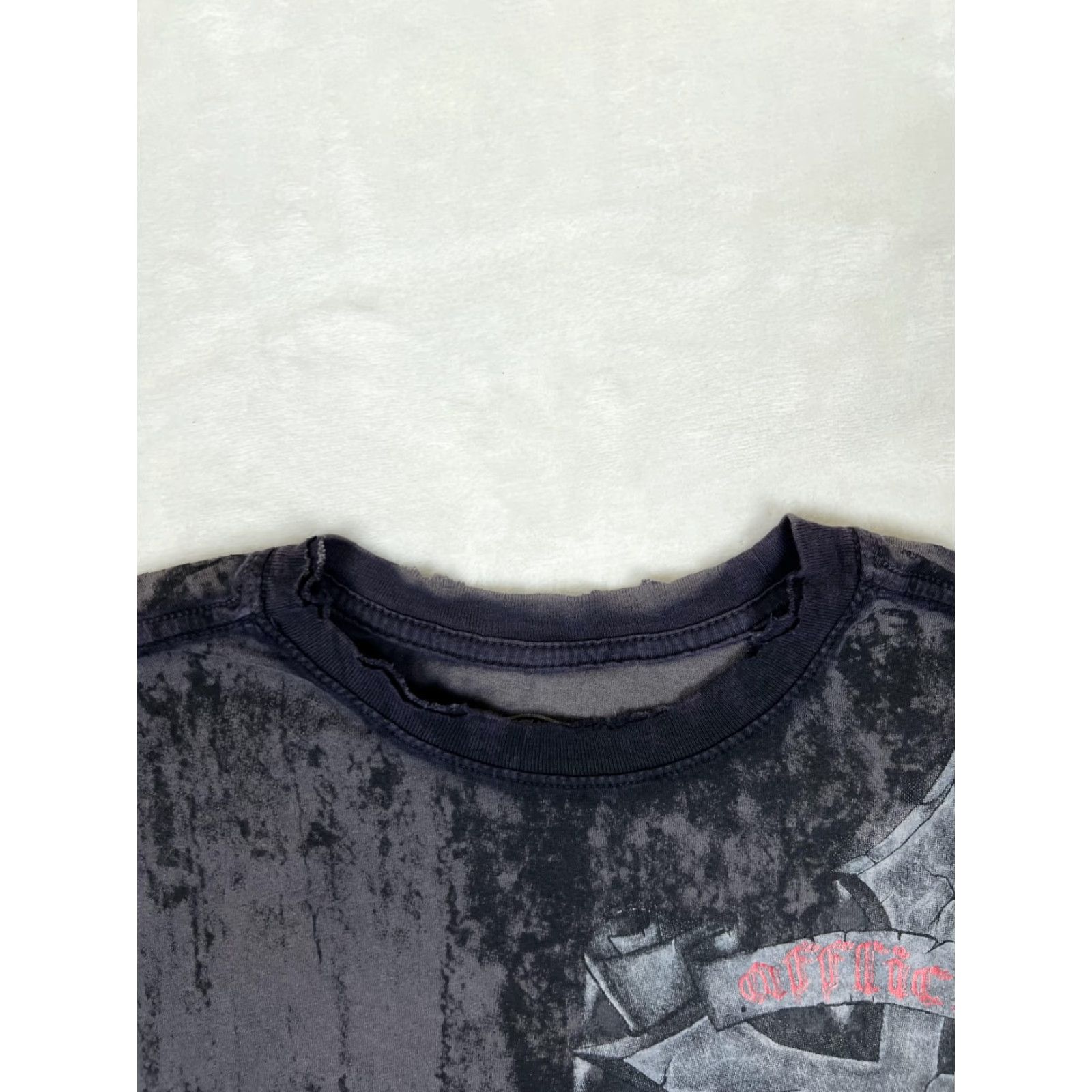 Affliction VINTAGE Affliction T-Shirt Mens Large Black Skull Wings Cross Live Fast Goth Y2K Size US L / EU 52-54 / 3 - 6 Thumbnail