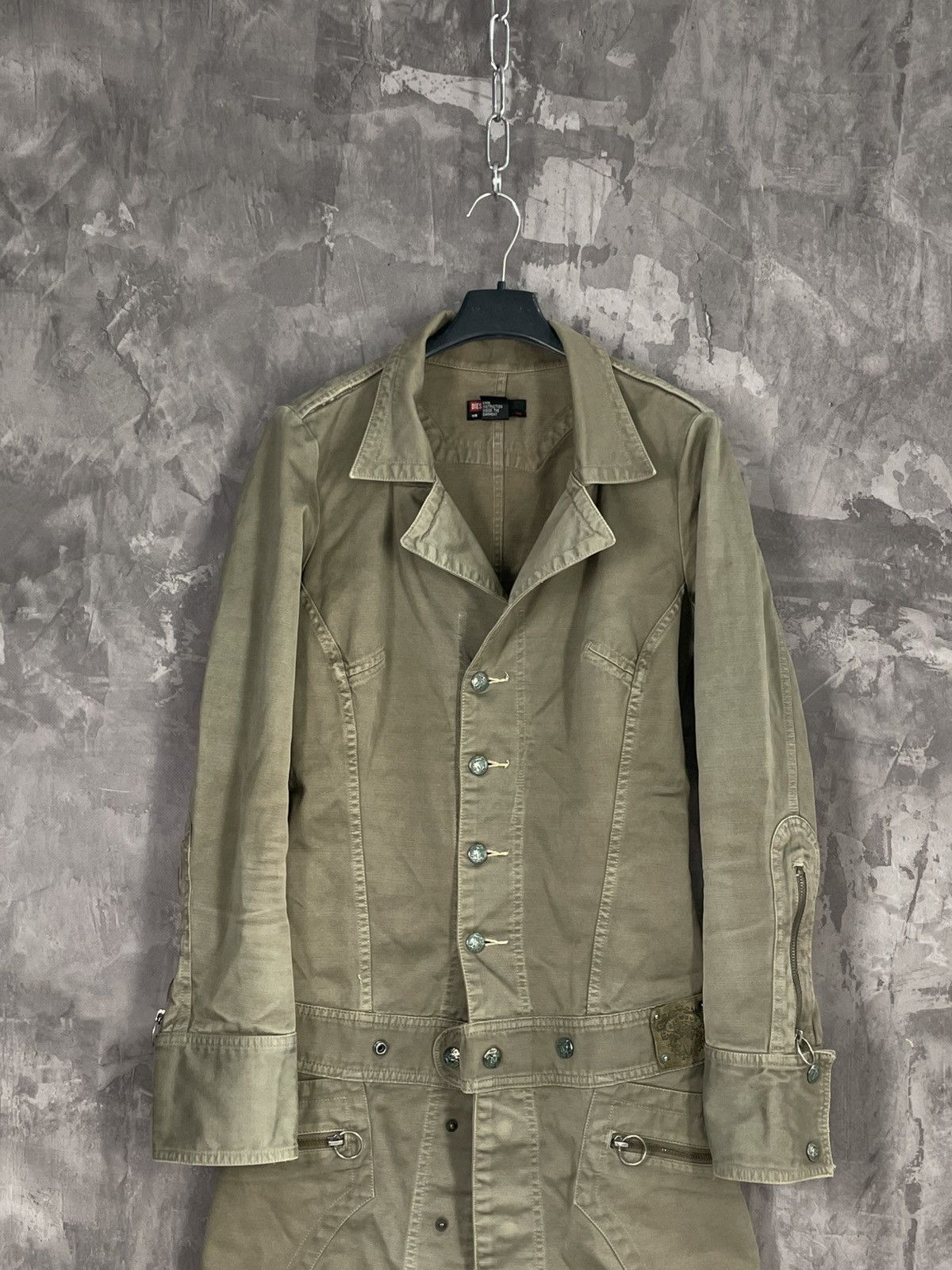 Diesel Vintage Avant Garde Japanese Style Diesel Bondage Jacket Size S / US 4 / IT 40 - 2 Thumbnail