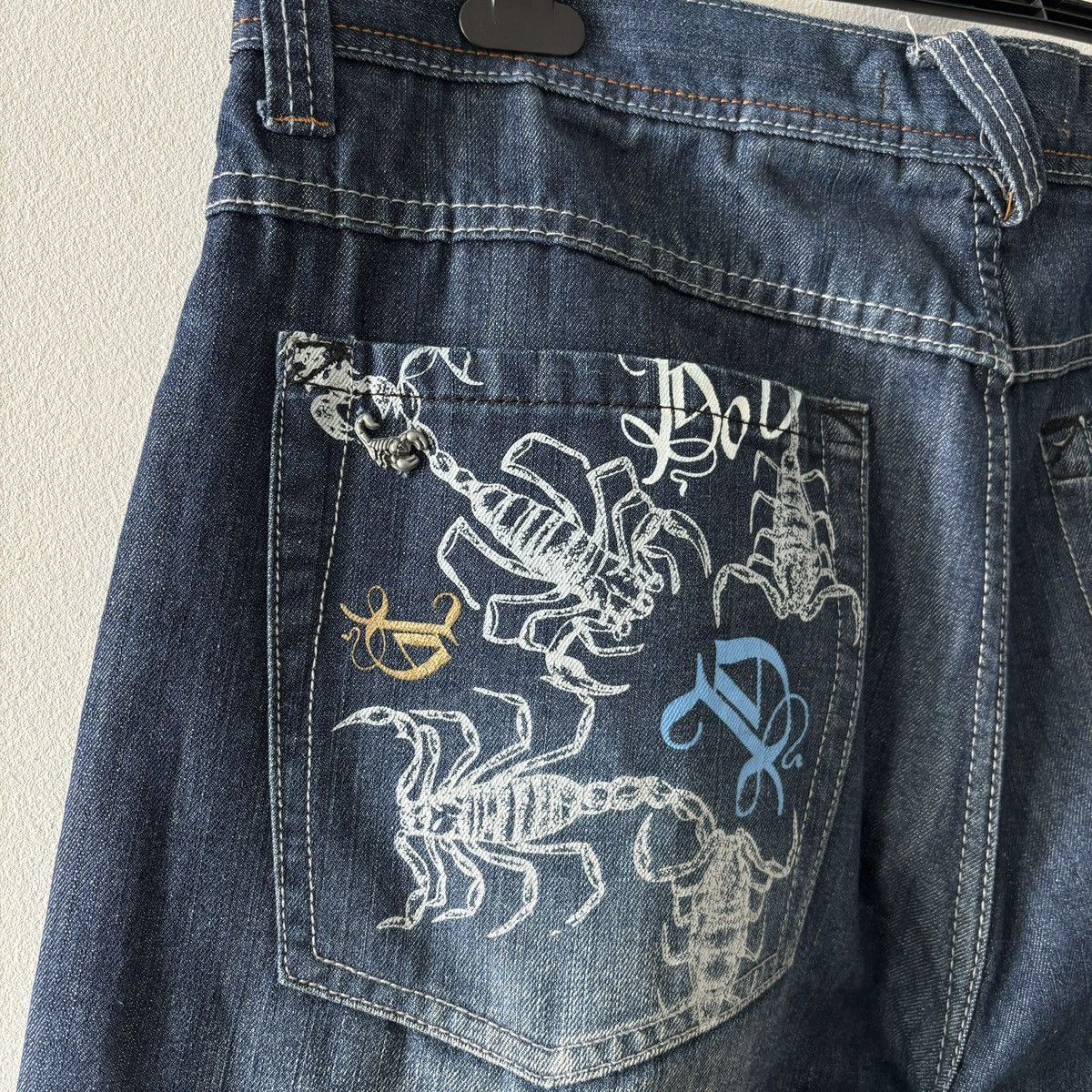 Southpole Vintage Paco Scorpion Jeans Size US 38 / EU 54 - 10 Thumbnail