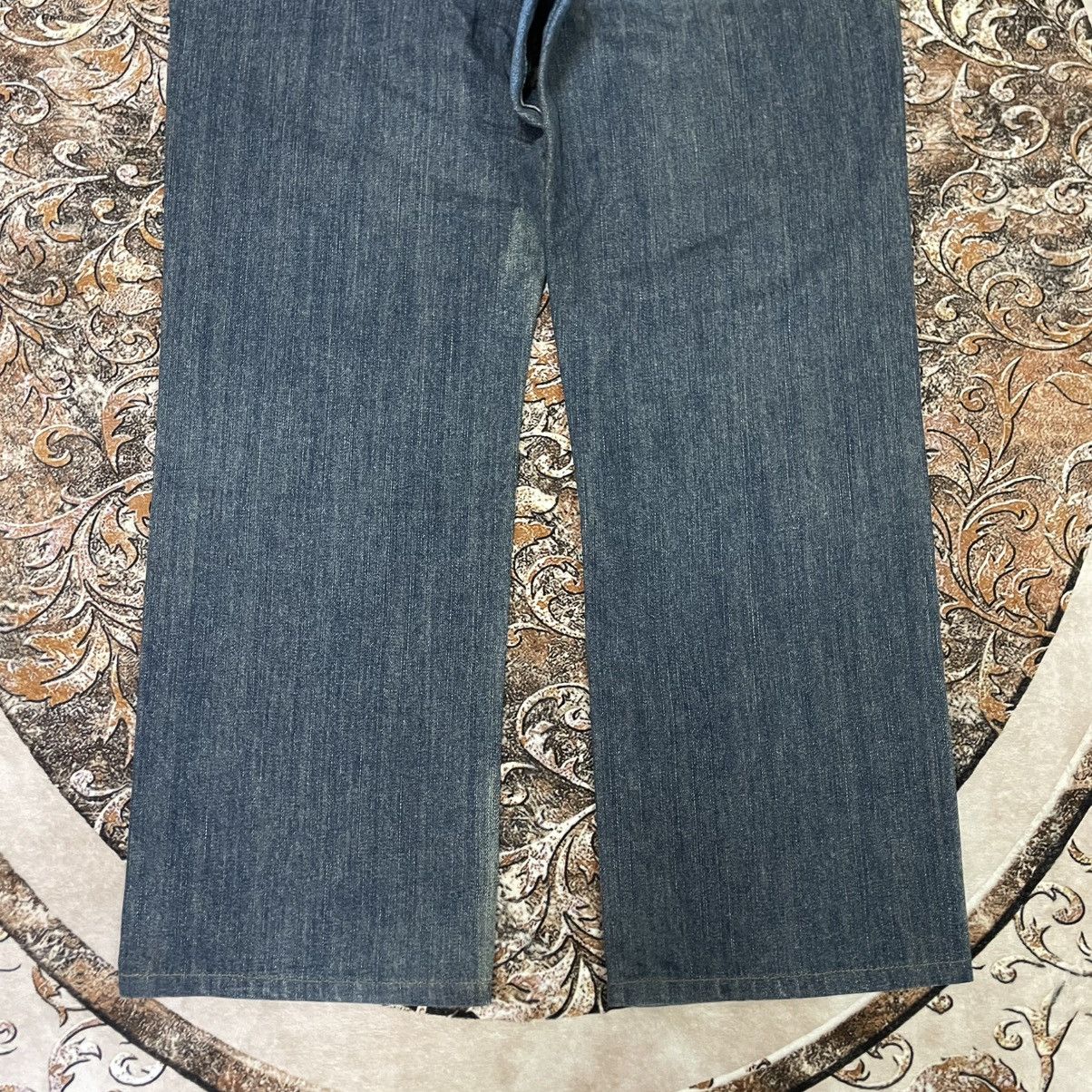 Edwin 🔥Vintage Edwin 403 Stoned Washed Ripped Denim Jeans Size US 35 - 6 Thumbnail