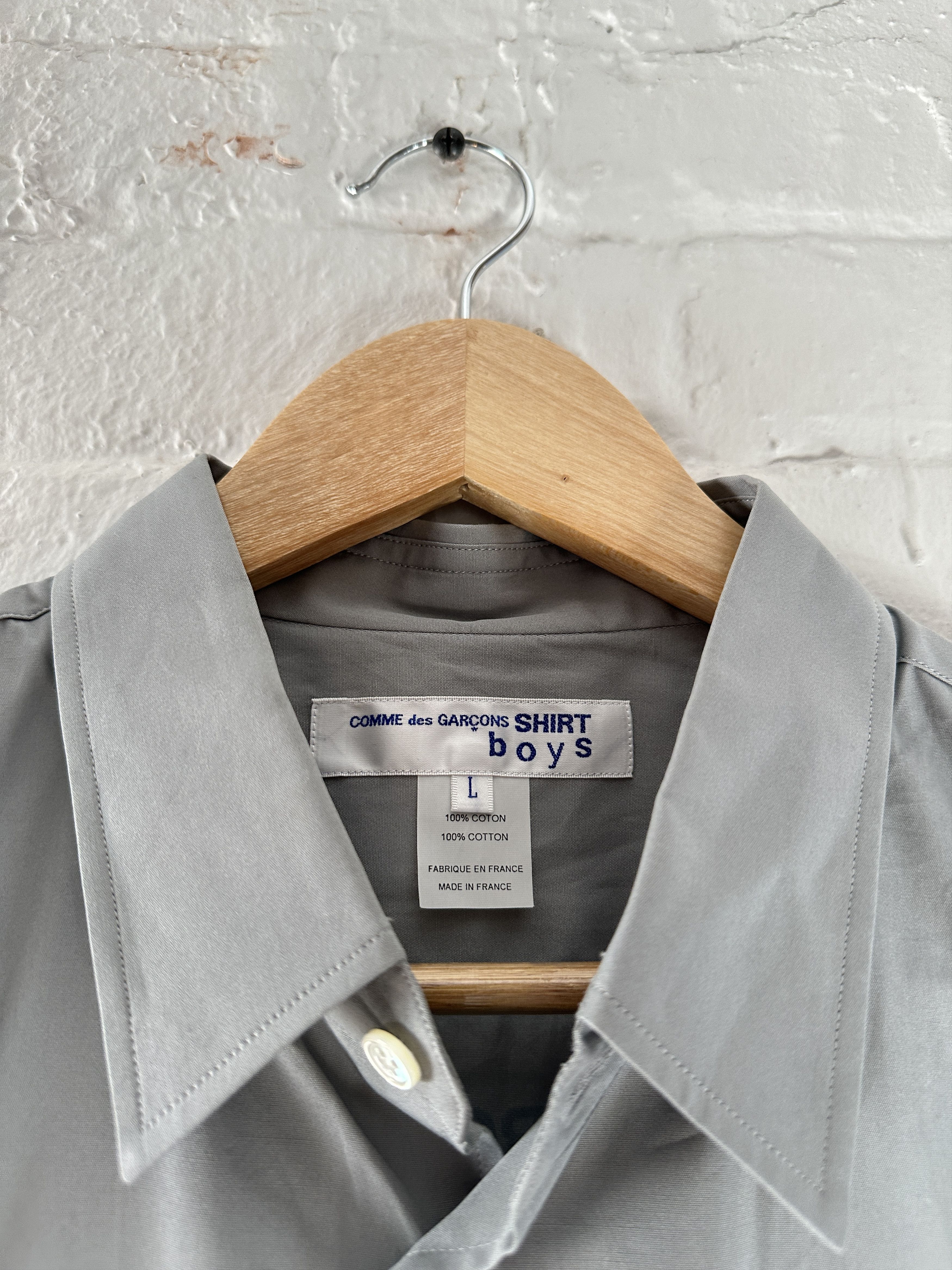 Comme des Garcons Comme des Garcons SHIRT boy Logo Button Up Shirt Size US M / EU 48-50 / 2 - 4 Thumbnail