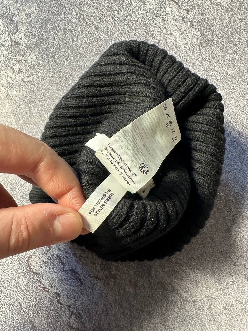 Lacoste Lacoste hats Black One size Size ONE SIZE - 4 Thumbnail
