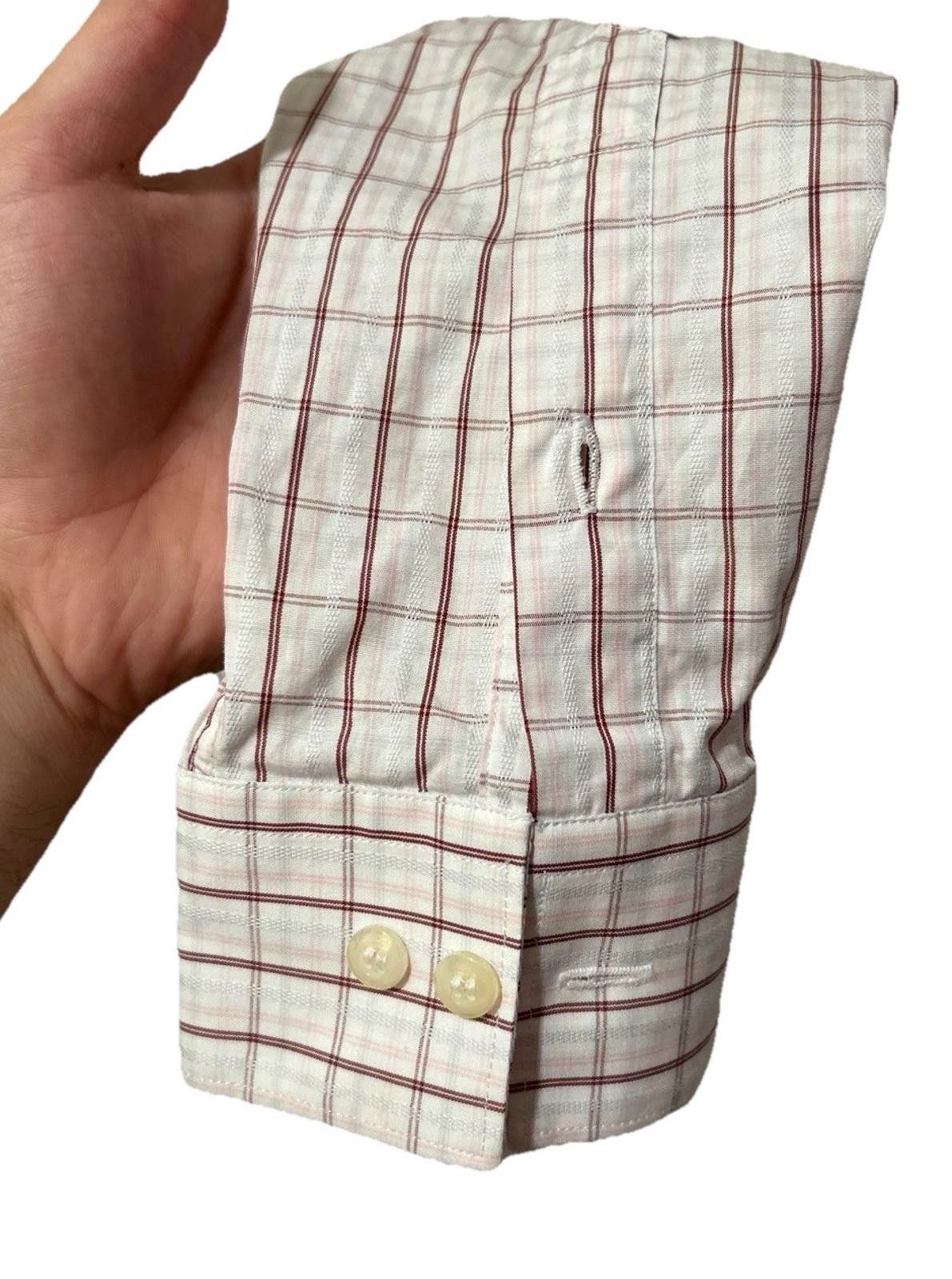 Carven Carven Men Button-Down Shirt Plaid Check Long Sleeve EU 52 Size US L / EU 52-54 / 3 - 5 Thumbnail