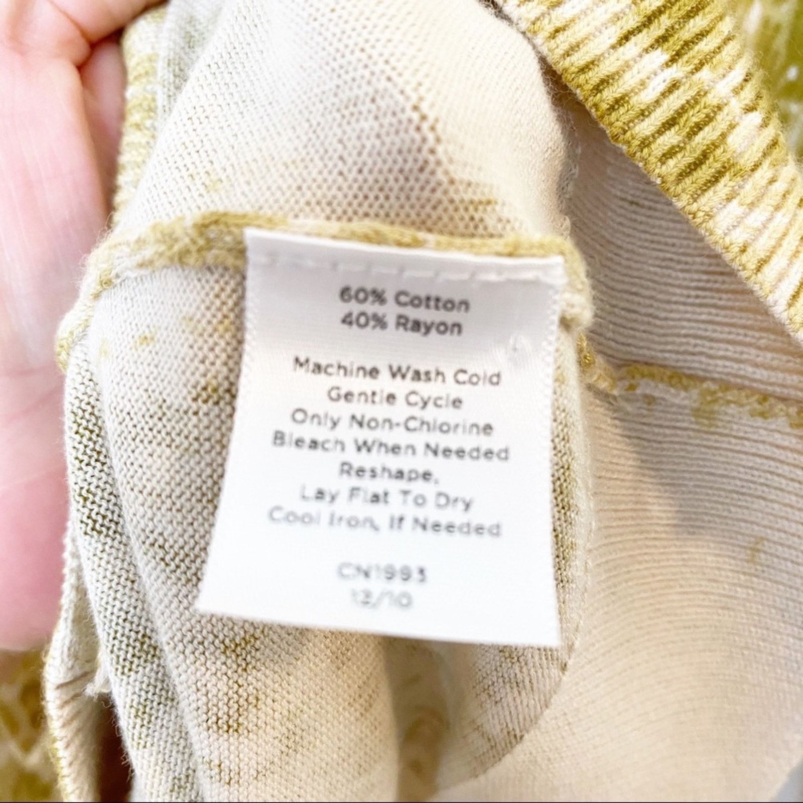 Talbots Talbots Mustard Animal Print Cardi Womens Size Medium Petite Size M / US 6-8 / IT 42-44 - 5 Thumbnail