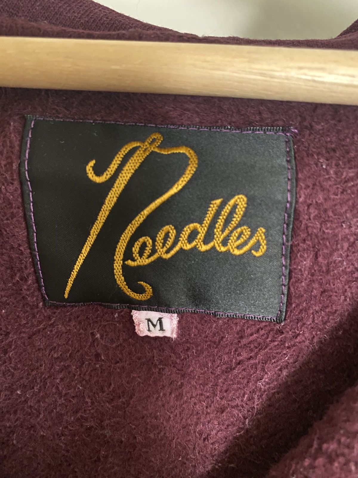 Needles Needles Plain Maroon Pointed Hoodie Size US M / EU 48-50 / 2 - 5 Thumbnail