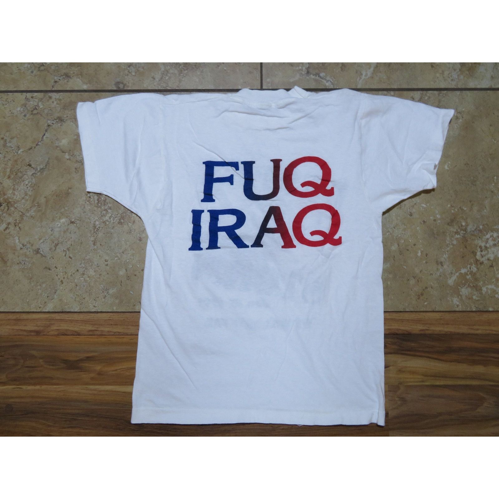 Other Desert Storm We Will Not Fail T-Shirt 1991 Fuq Iraq White M Size US M / EU 48-50 / 2 - 3 Thumbnail