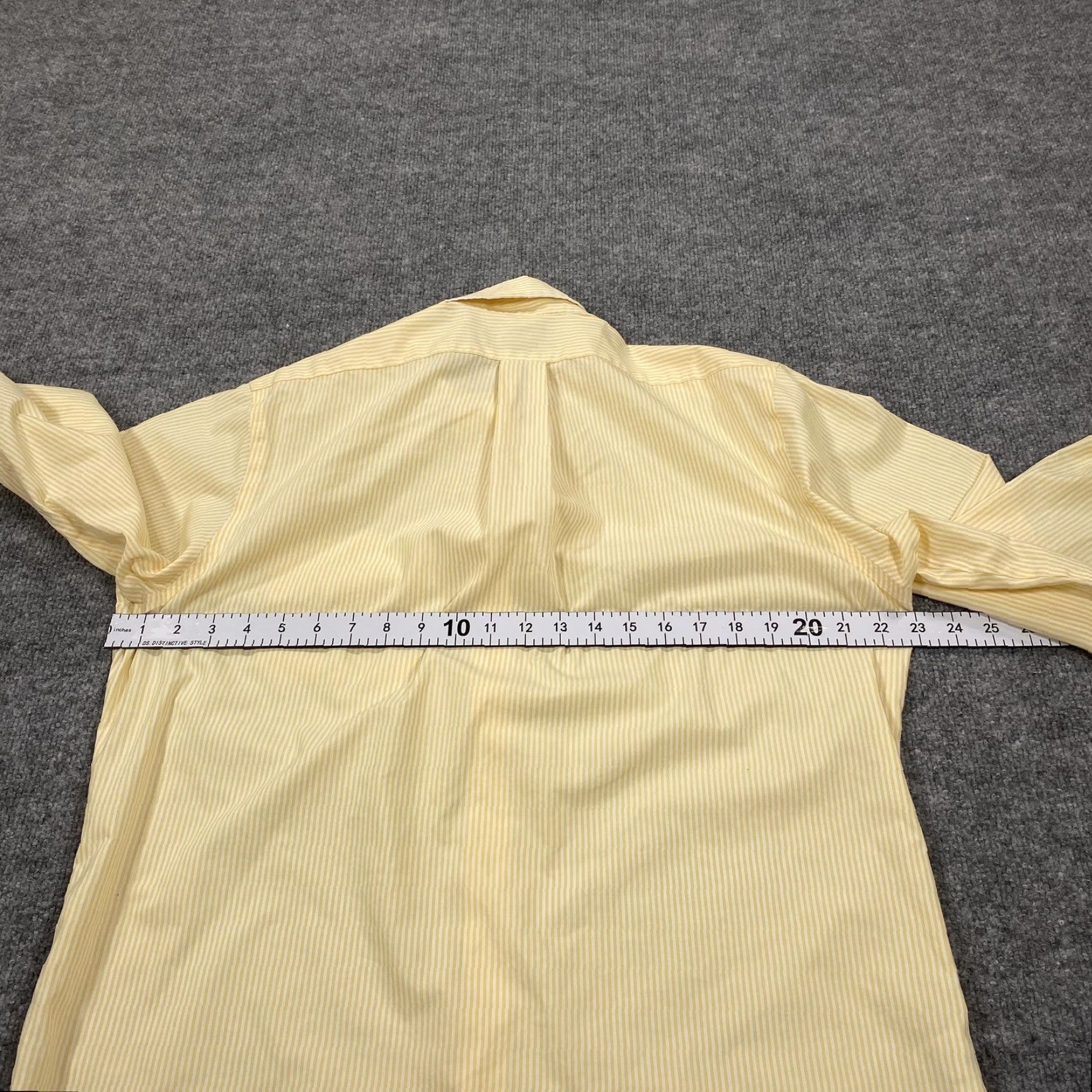 Eddie Bauer Eddie Bauer Shirt Mens Medium Yellow Striped Long Sleeve Button-Up Relaxed Fit Size US M / EU 48-50 / 2 - 6 Thumbnail