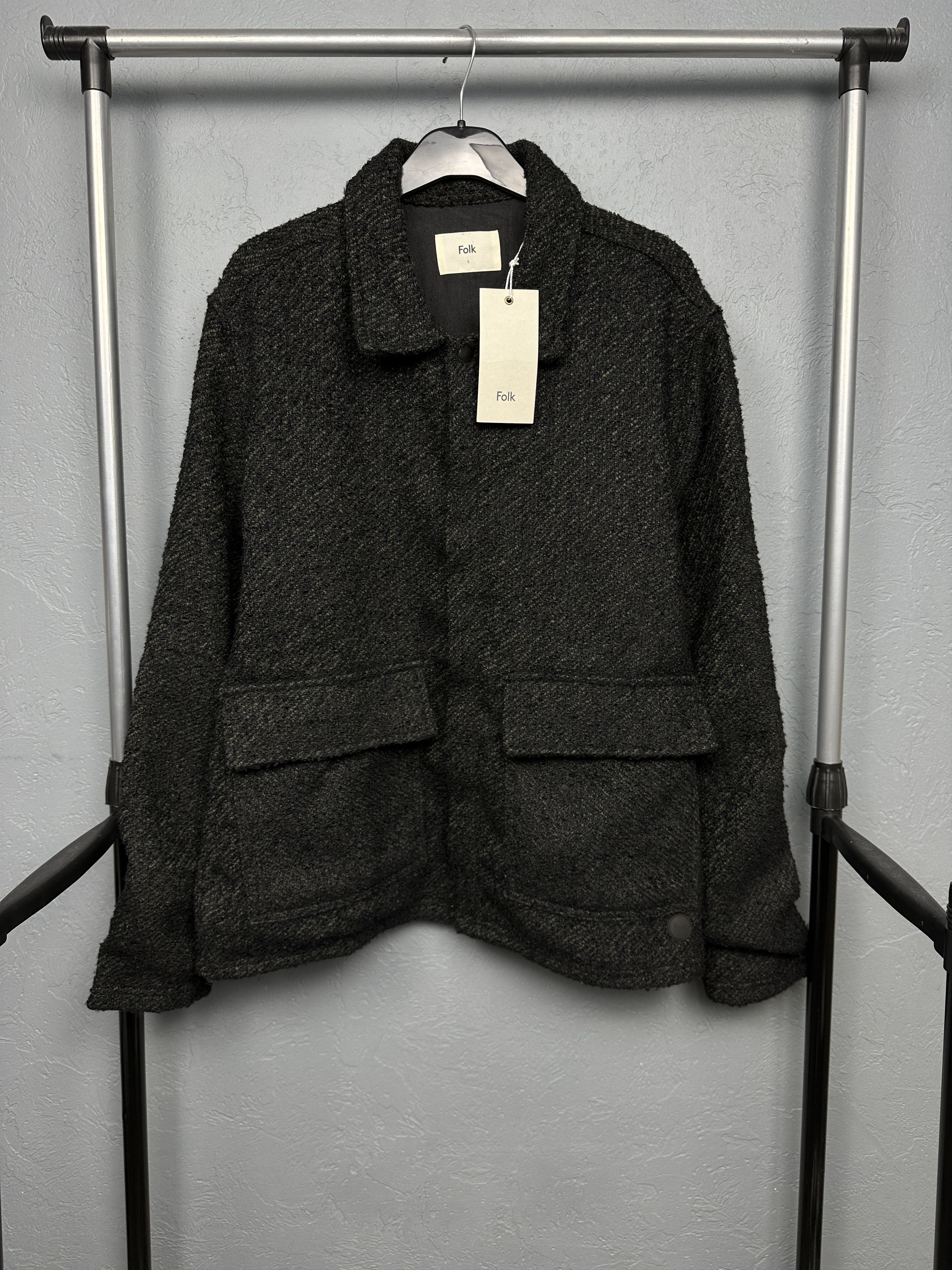 Folk NEW!! Folk Mens Box Over Shirt Jacket Size US L / EU 52-54 / 3 - 1 Thumbnail