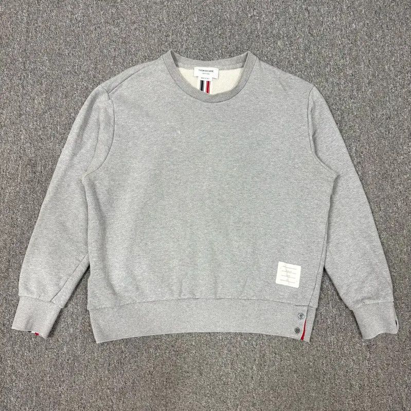 Thom Browne Gray Cotton Men's Sweatshirt 0089