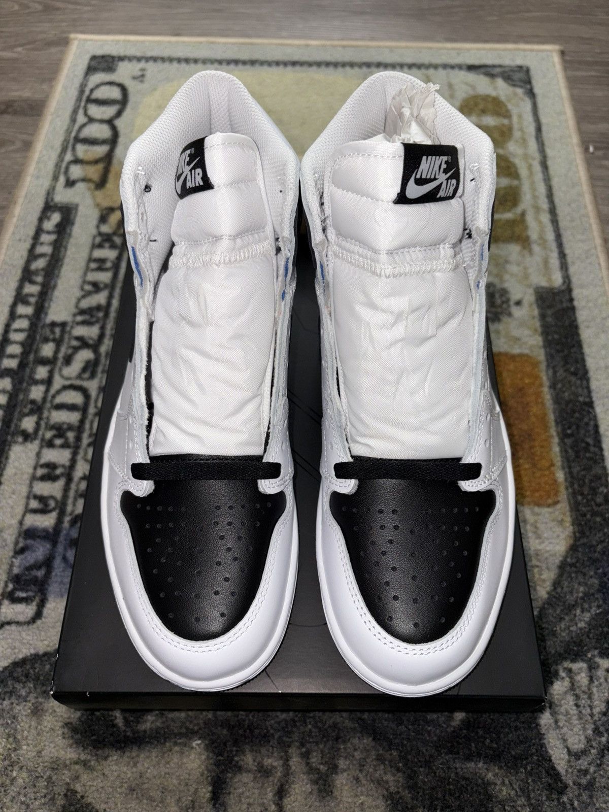 Fragment Design × Jordan Brand Jordan 1 Retro High OG SP Fragment x Union LA White Black Size US 8.5 / EU 41-42 - 5 Thumbnail
