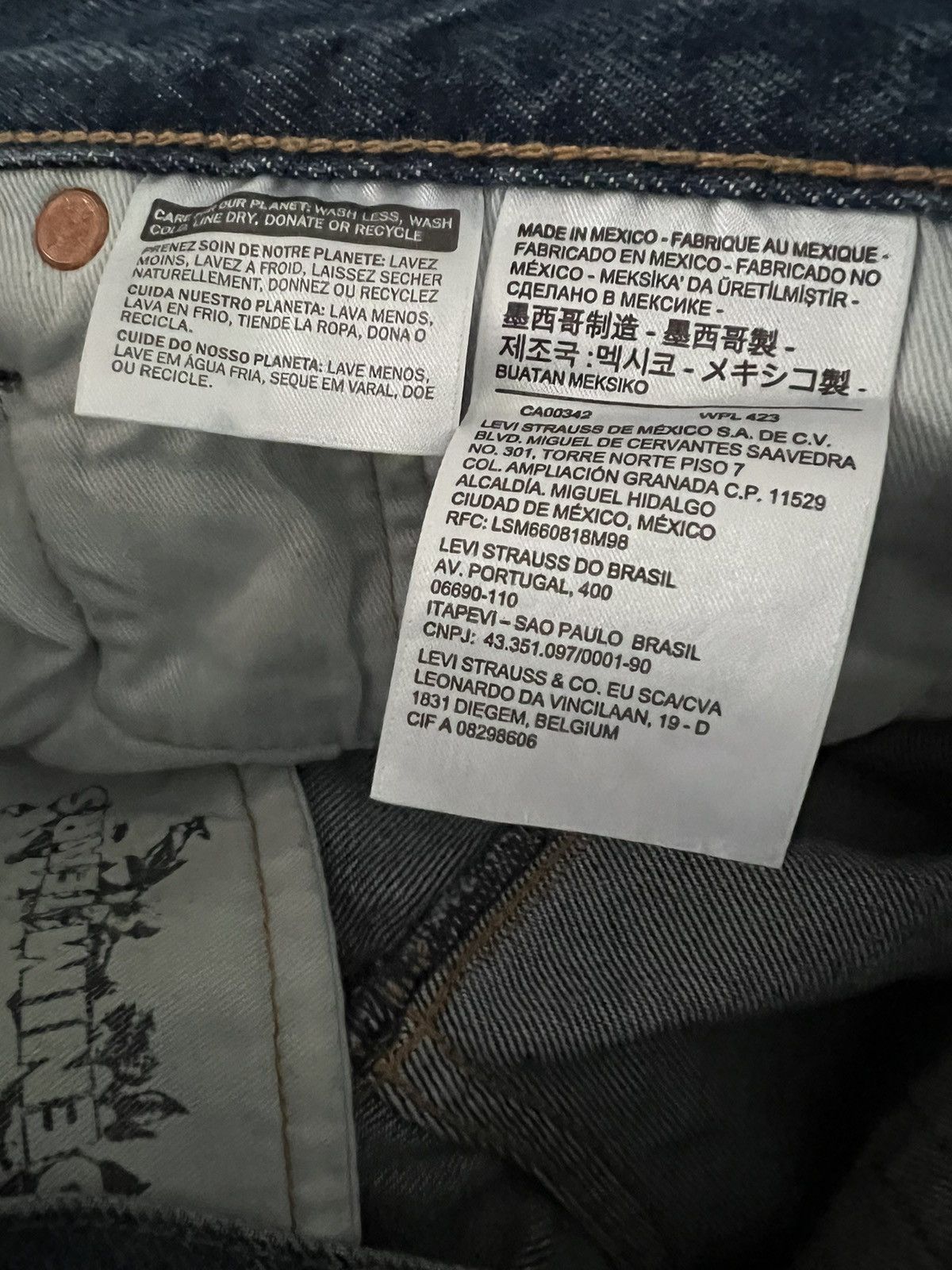 DENIM TEARS Denim Tears “Dark wash” ss21 Size US 32 / EU 48 - 8 Thumbnail