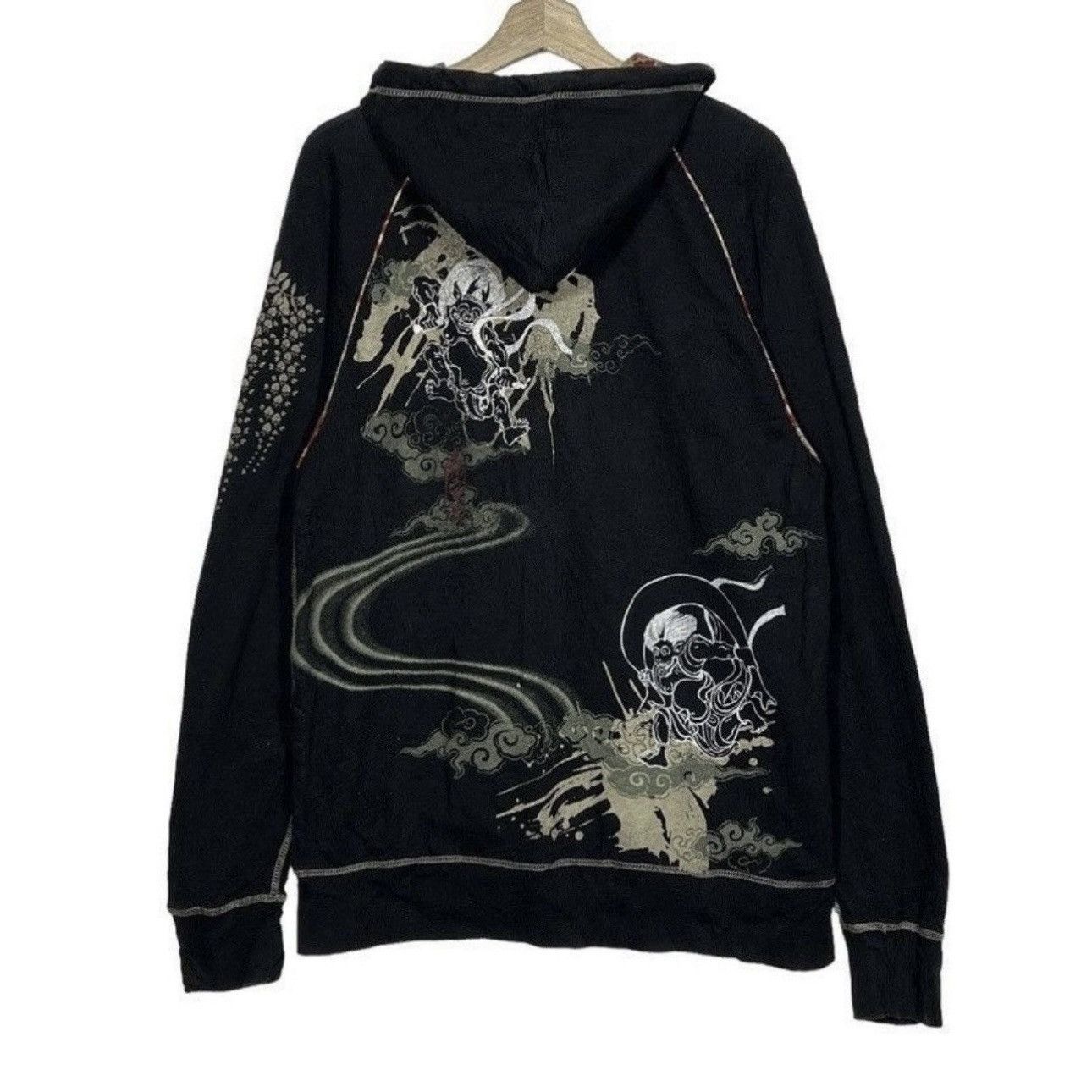 Japanese Brand hoodies design sukajan big logo nice design Size US XL / EU 56 / 4 - 2 Thumbnail