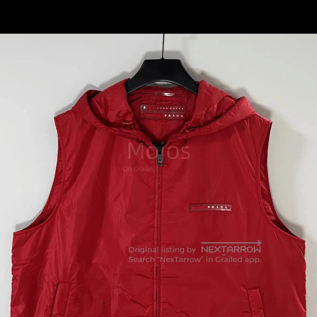 Prada Sz 54 Prada Red Label Hooded Vest. Size US L / EU 52-54 / 3 - 3 Thumbnail