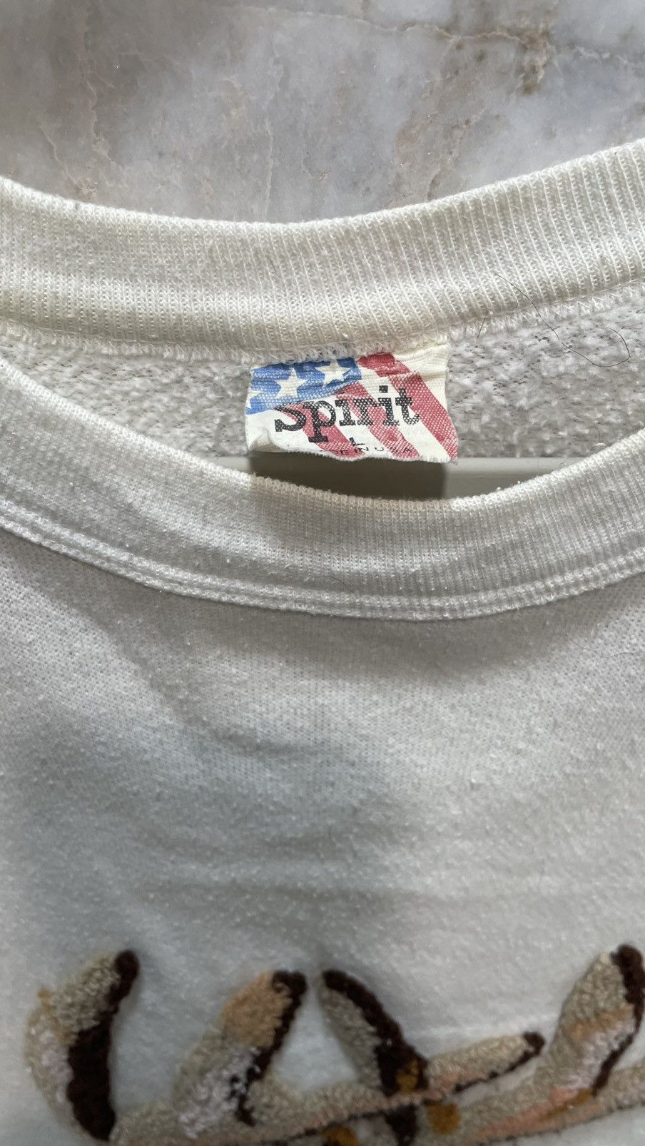 Vintage Made in USA White crewneck Deer sweatshirt Size US L / EU 52-54 / 3 - 3 Thumbnail