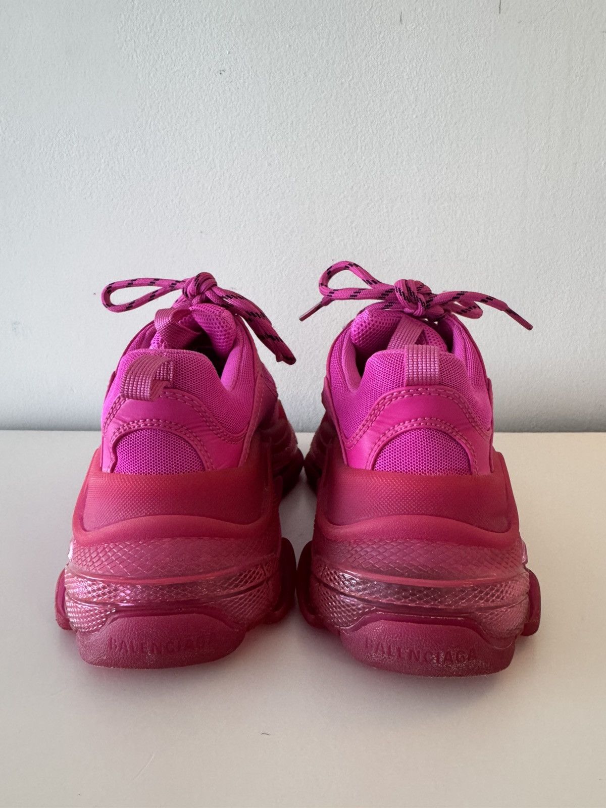 Balenciaga Balenciaga Pink Triple S Size US 7 / IT 37 - 4 Thumbnail