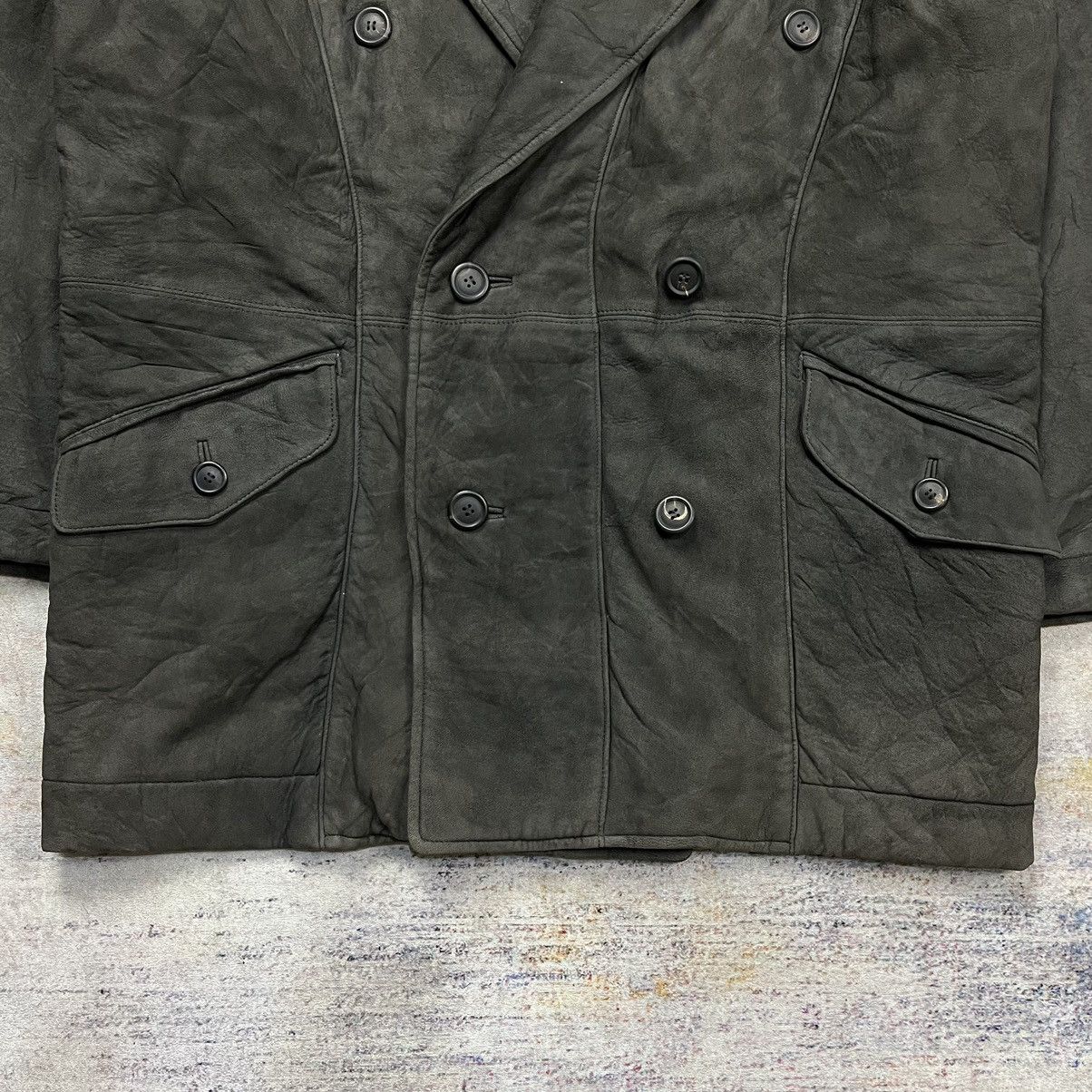 Issey Miyake Vintage Issey Miyake coat leather jacket Size US L / EU 52-54 / 3 - 8 Thumbnail