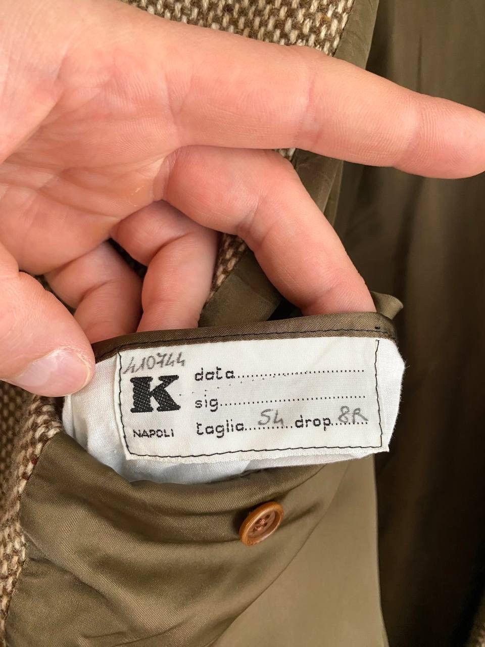 Kiton KITON Napoli 100%Cashmere Men's Brown Overcoat, Size 54 / 8R Size US L / EU 52-54 / 3 - 24 Thumbnail