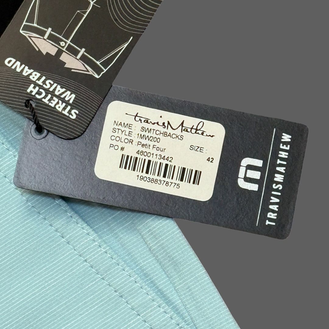 TravisMathew Travis Mathew SwitchBacks Short Blue Petit Four Size 42 NWT Size US 42 / EU 58 - 5 Thumbnail