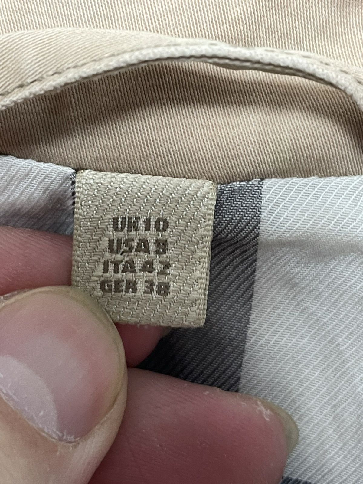 Burberry Burberry-Brit Trench Coat nova check Beige UK 10 USA 8 Size US XS / EU 42 / 0 - 9 Thumbnail