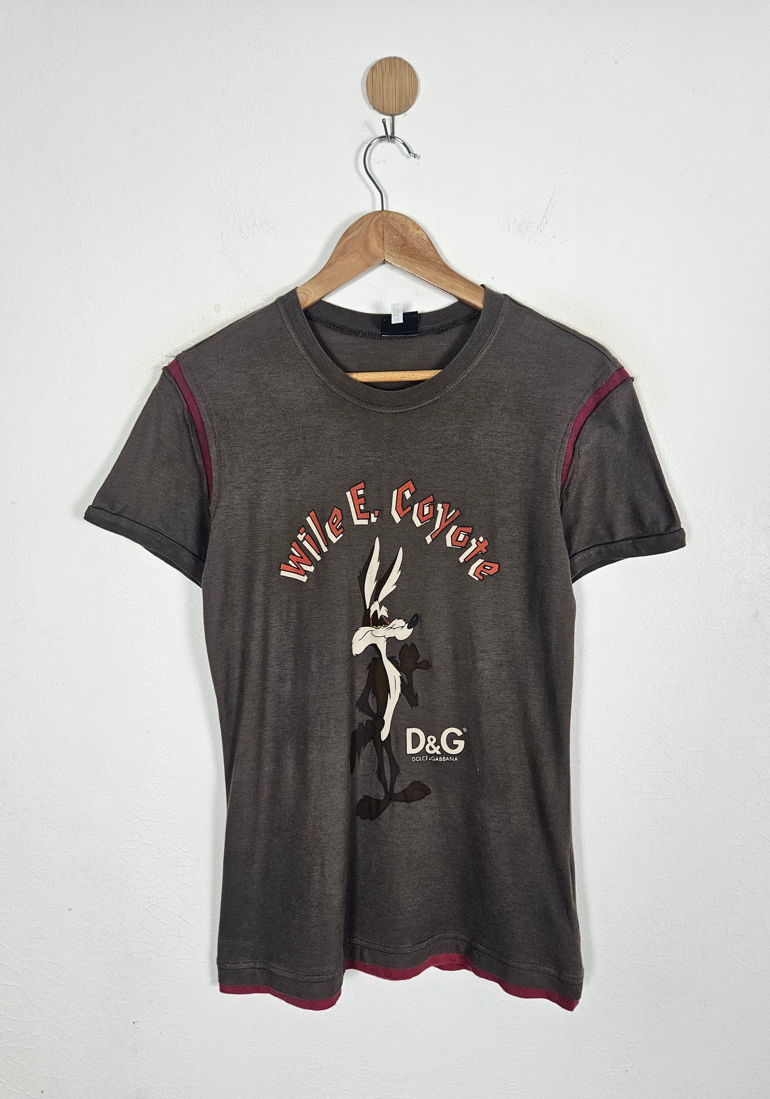 Dolce & Gabbana Dolce & Gabbana Wile E.Coyote Road Runner shirt 