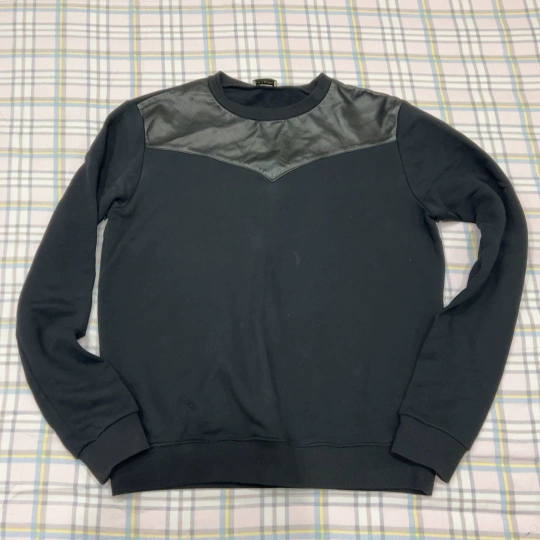 Saint Laurent Paris Saint Laurent Paris Black patchwork hoodie Size US M / EU 48-50 / 2 - 1 Thumbnail