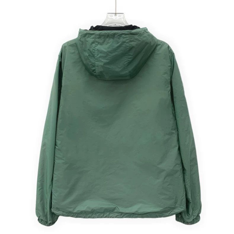 Prada Prada Green triangle hooded zipper long-sleeved double-sid Size US M / EU 48-50 / 2 - 2 Thumbnail